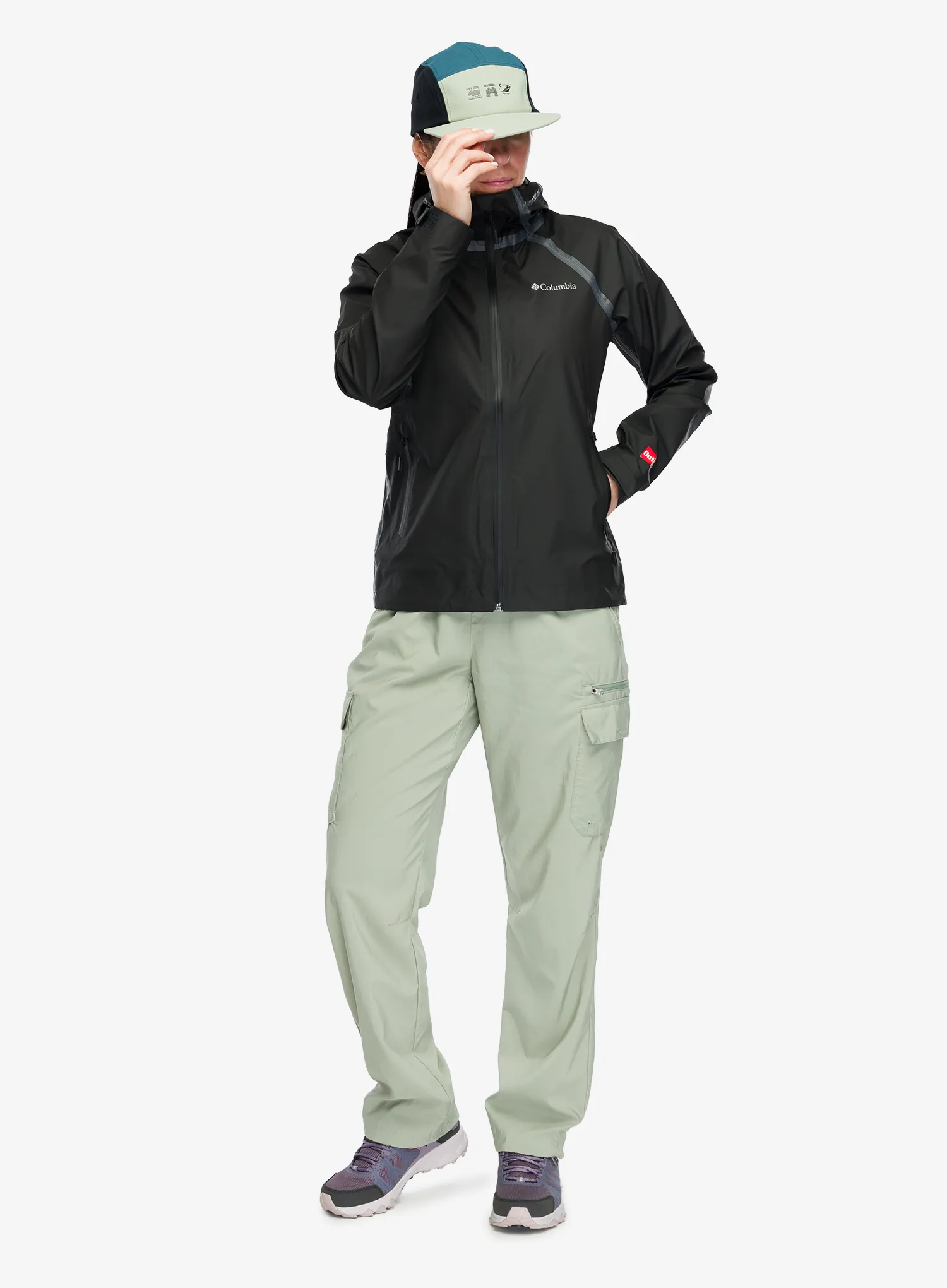 Columbia Reign No Shine Jacket Női esőkabát - black