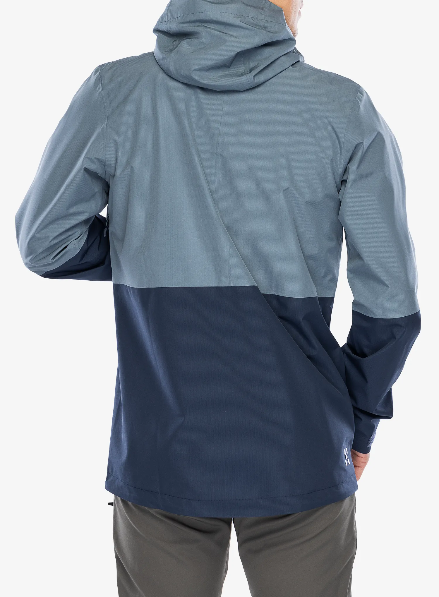 Haglofs Finch Proof Jacket Esőkabát - steel blue/tarn blue