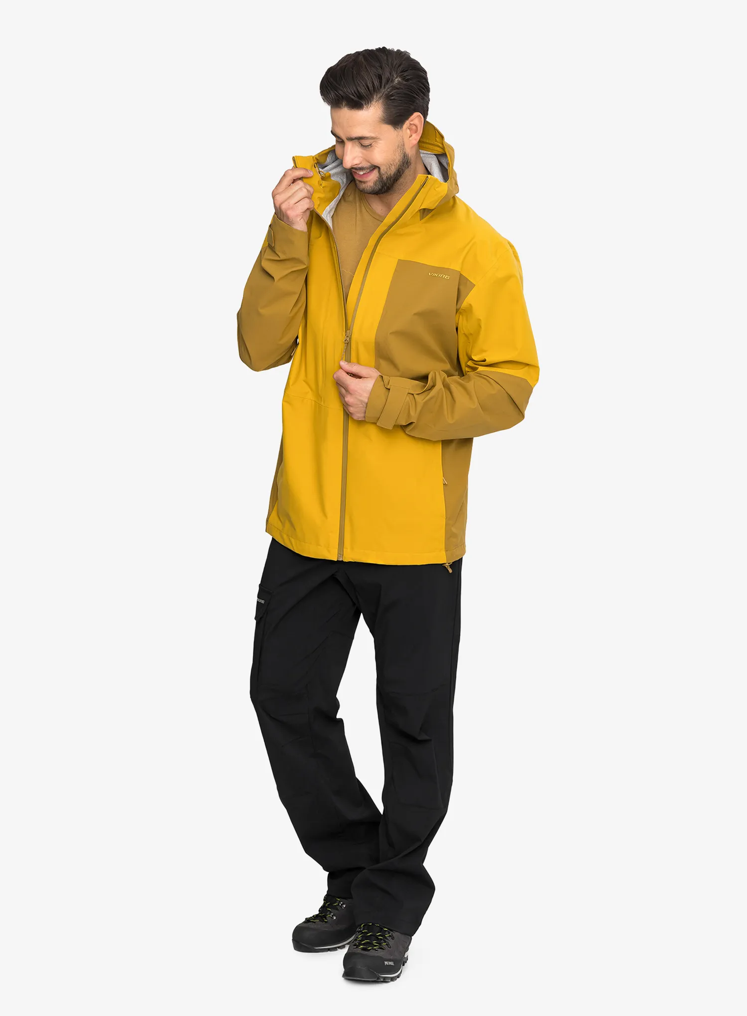 Viking Numani Esőkabát - light brown/yellow
