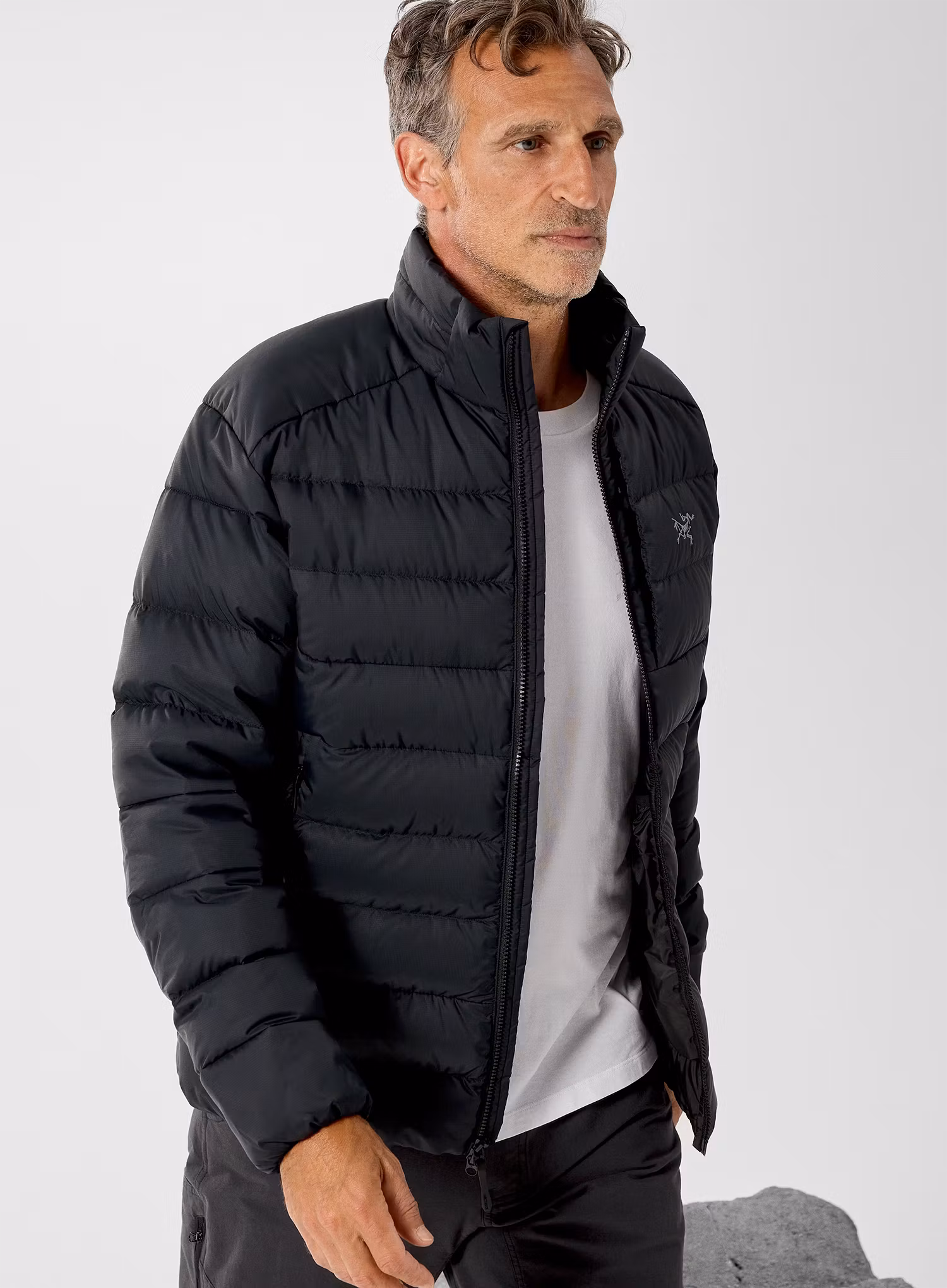 Arcteryx Thorium Jacket Pehelykabát - black/black