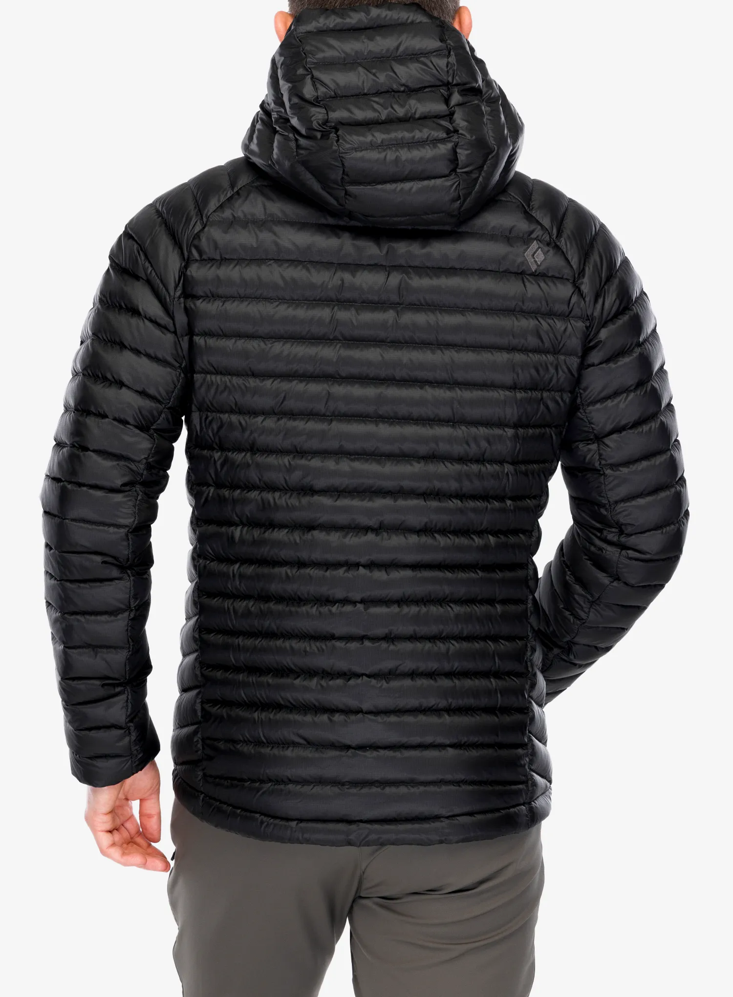 Black Diamond Approach Down Hoody Pehelykabát - black/black