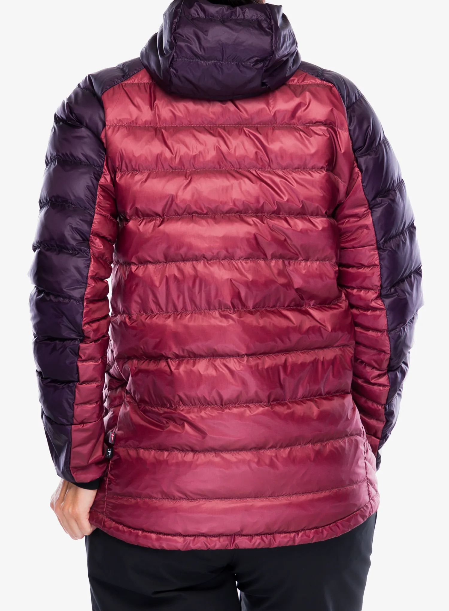 adidas TERREX Xperior COLD.RDY Down Hooded Jkt Női pehelykabát - aurora black/quiet crimson
