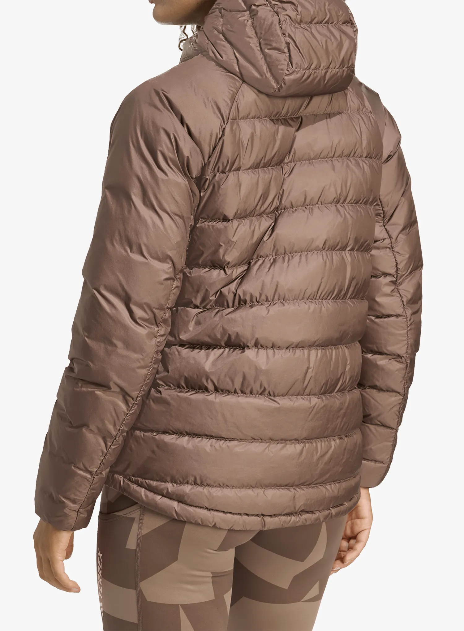 adidas TERREX Xpr Down J Női pehelykabát - earth strata