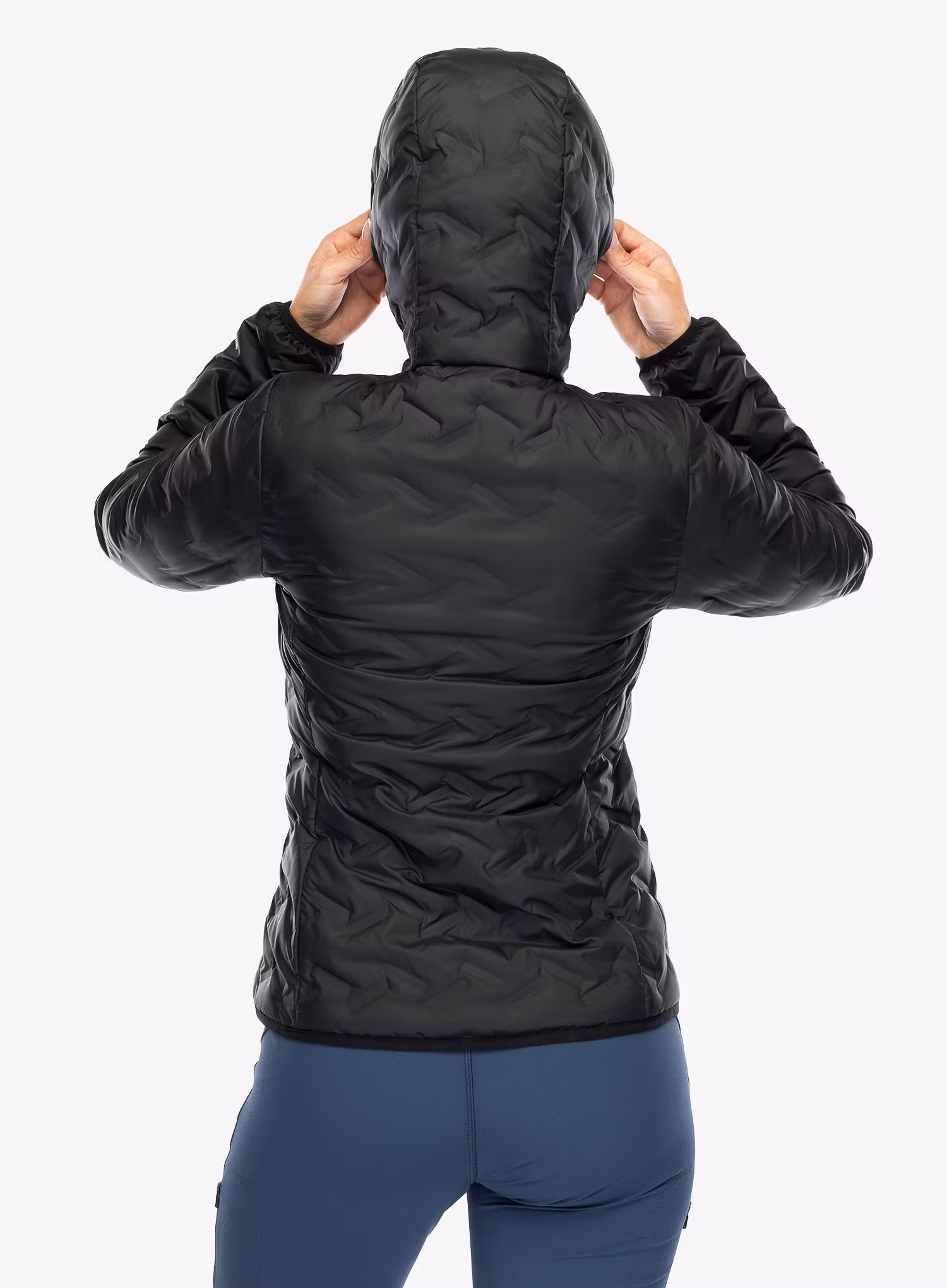 Columbia Delta Ridge II Down Hooded Jacket Női pehelykabát - black