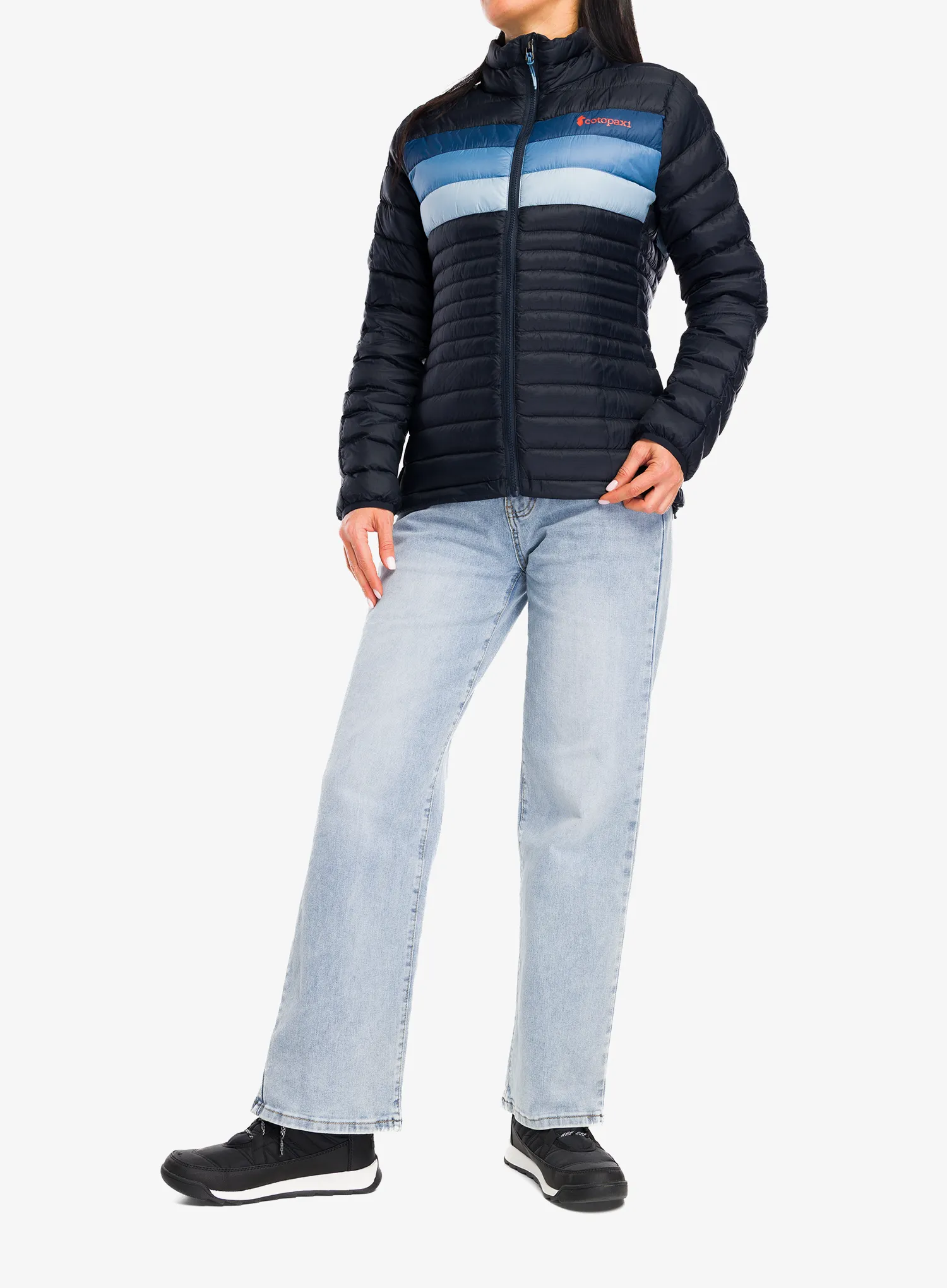 Cotopaxi Fuego Down Jacket Női pehelykabát - carbon stripes