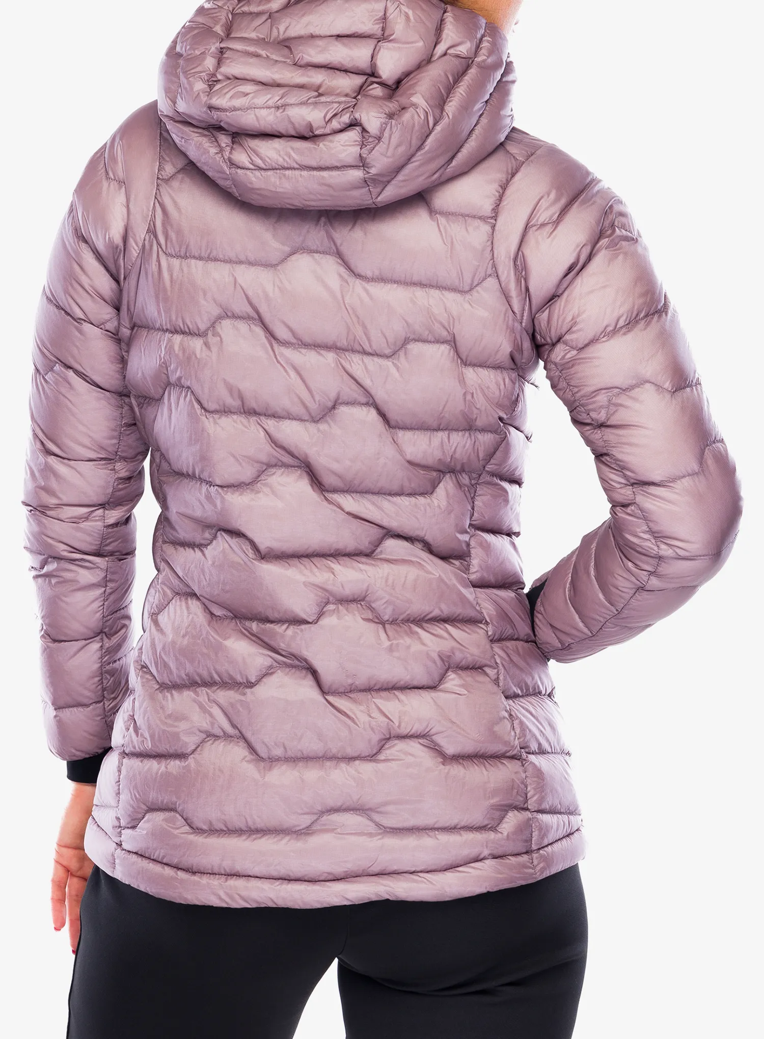 Jack Wolfskin Alpspitze Down Hoody Női pehelykabát - wild blossom