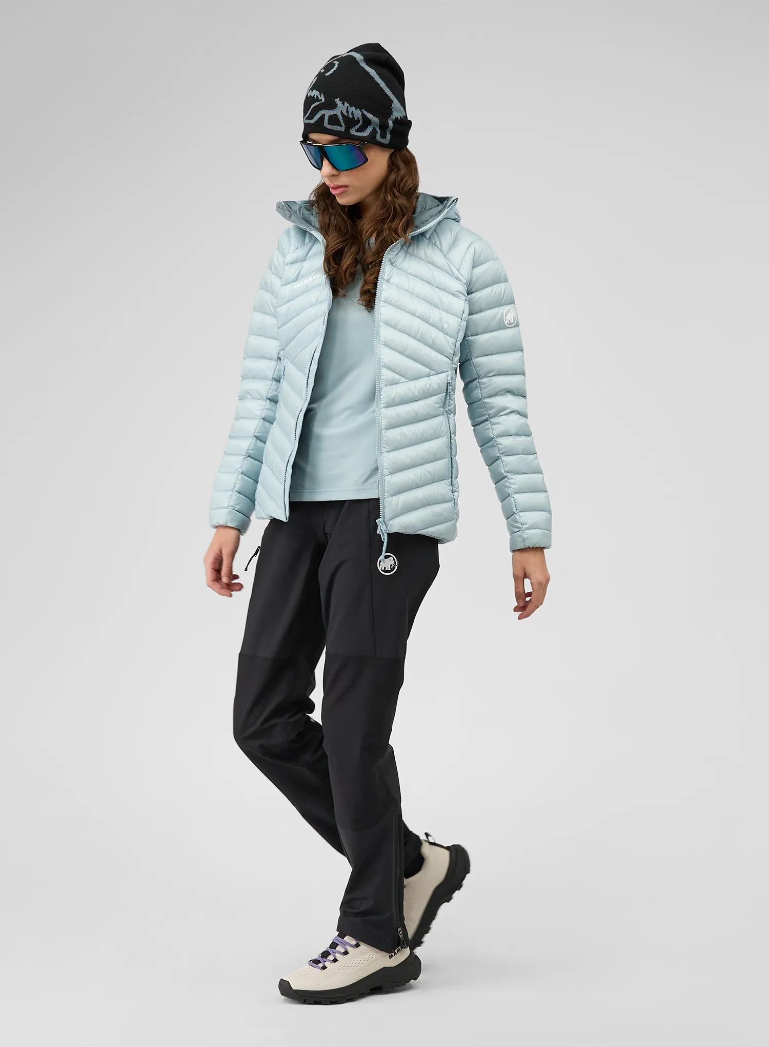Mammut Broad Peak IN Hooded Jacket Női pehelykabát - nebla