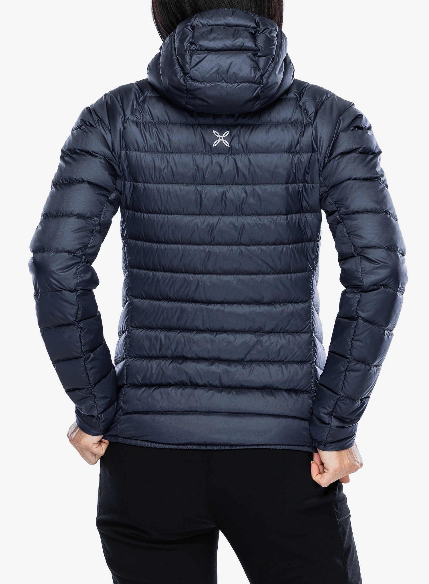 Montura Breeze Hooded Duvet Jacket Női pehelykabát - graphite blue/turquoise