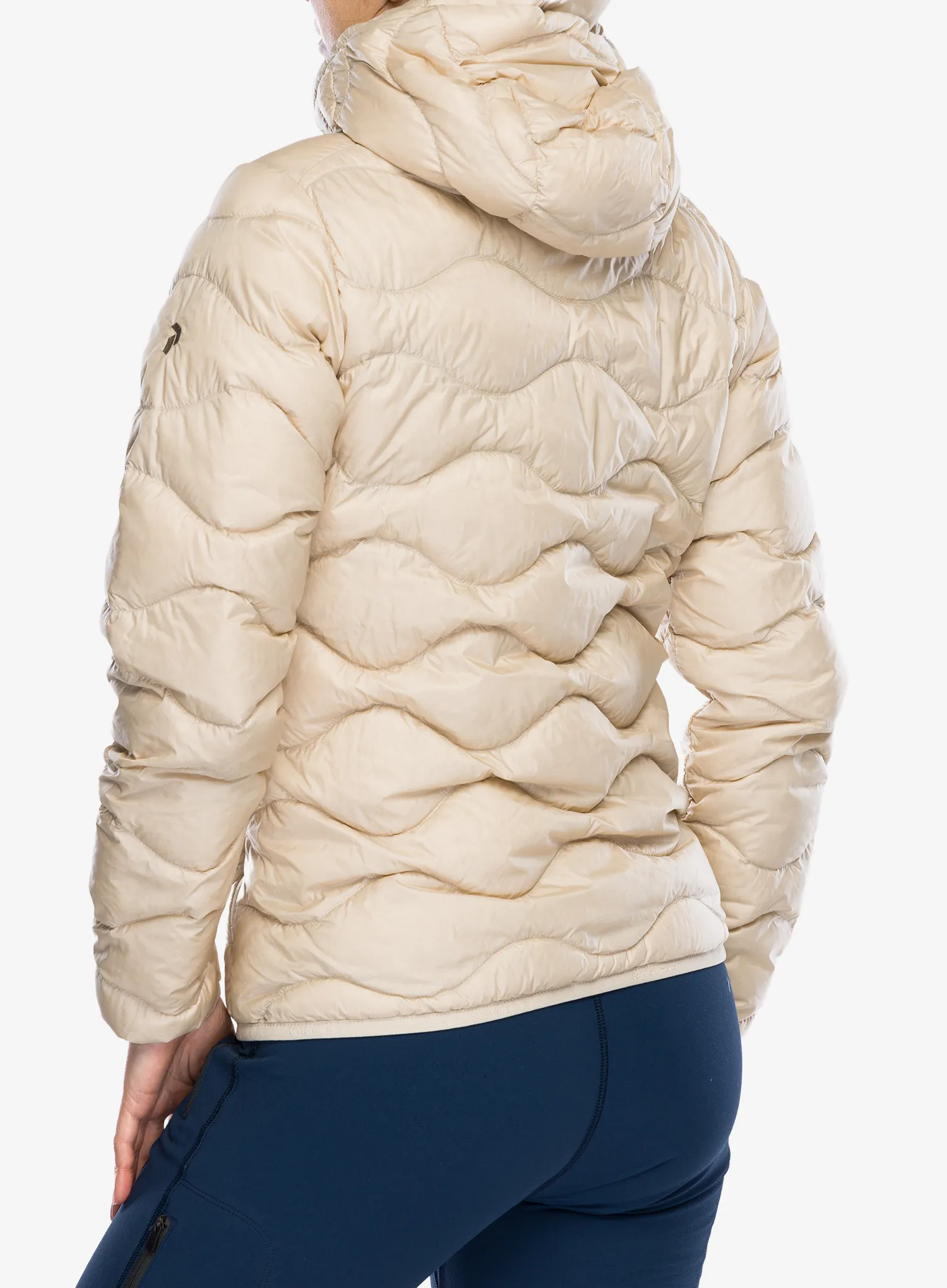 Peak Performance Helium Down Hood Jacket Női pehelykabát - sand fog