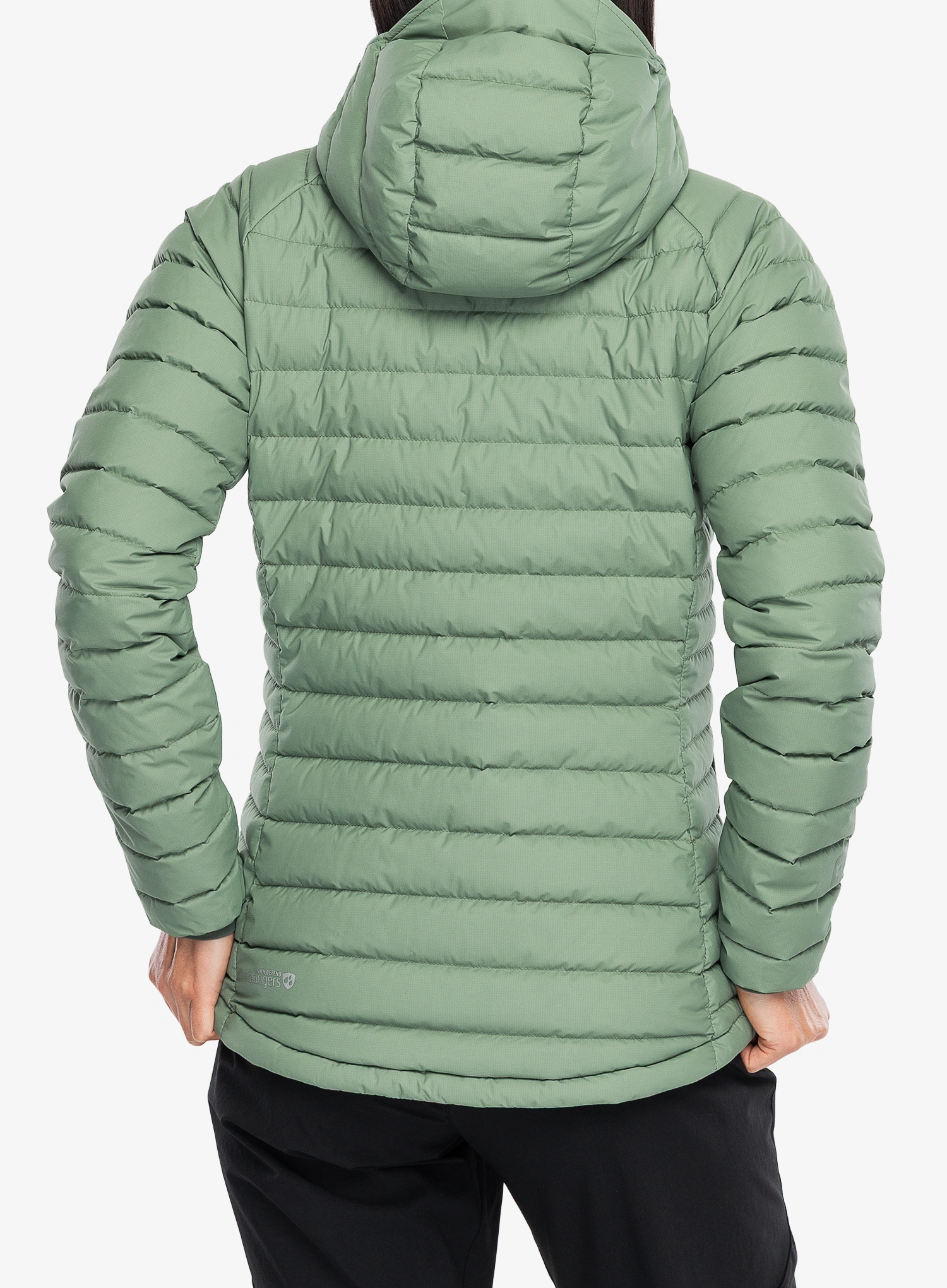 Rab Microlight Windstopper Hoody Női pehelykabát - dark fig green