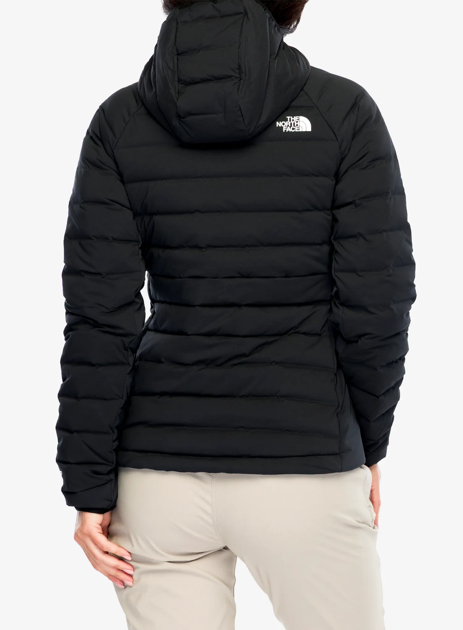 The North Face Belleview Stretch Down Hoodie Női Pehelykabát - tnf black