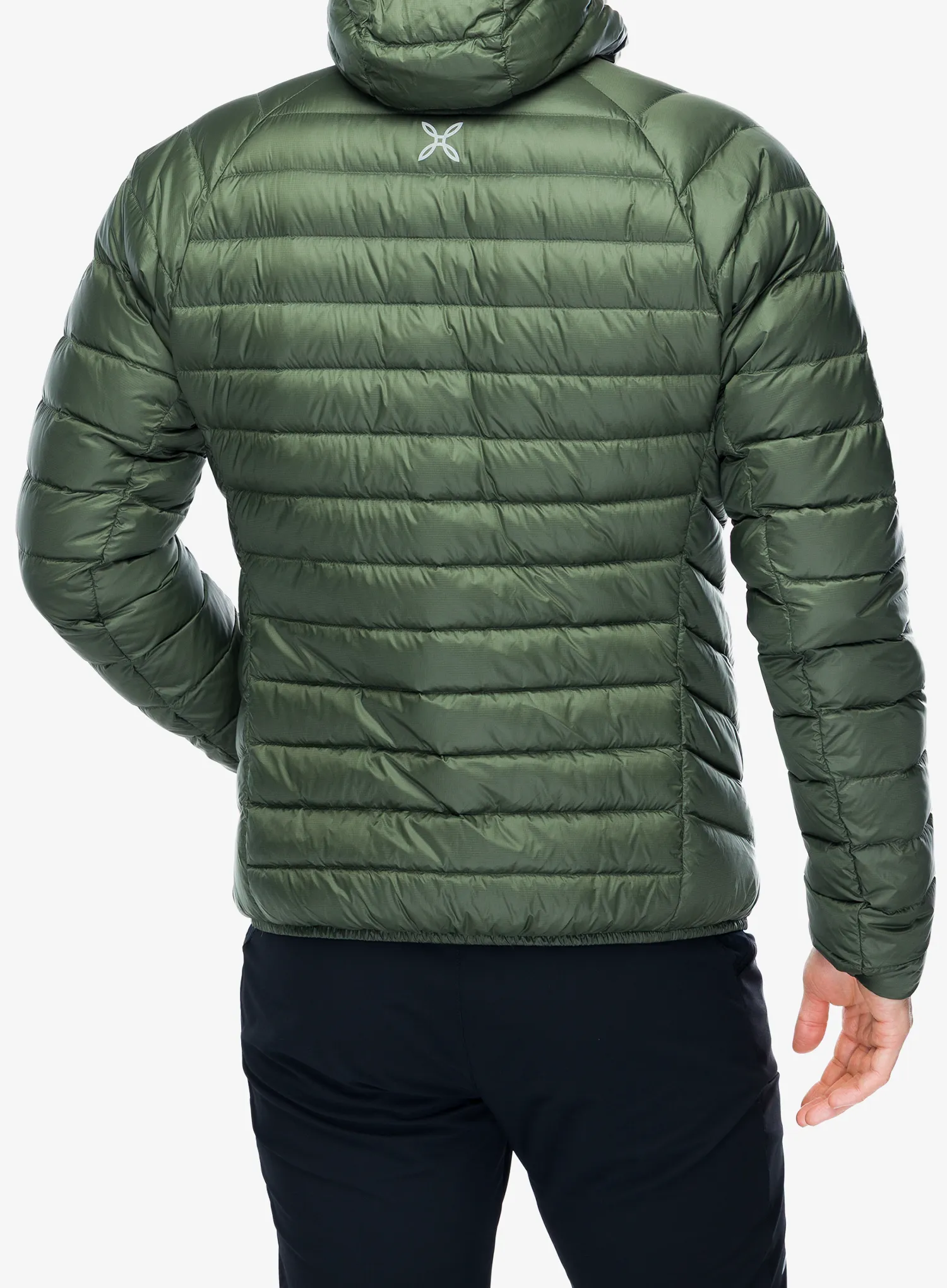 Montura Breeze Hooded Duvet Jacket Pehelykabát - sage green/sunny lime