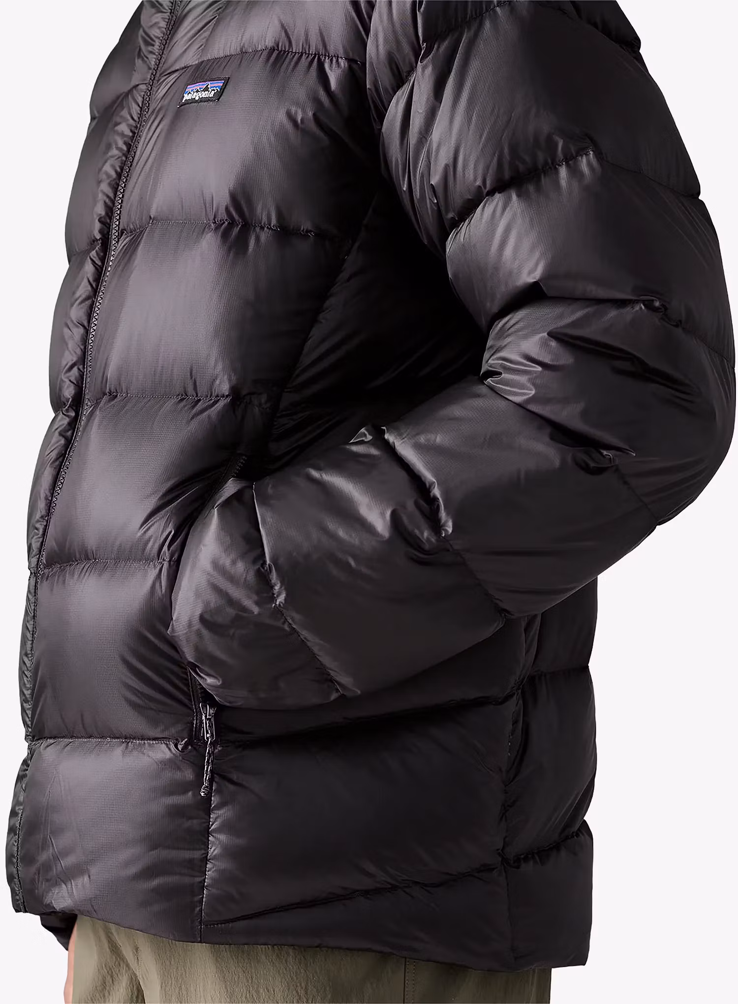 Patagonia Fitz Roy Down Jacket Pehelykabát - black