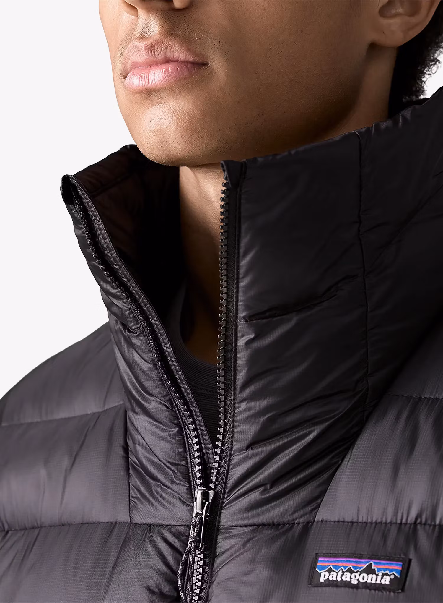 Patagonia Fitz Roy Down Jacket Pehelykabát - black