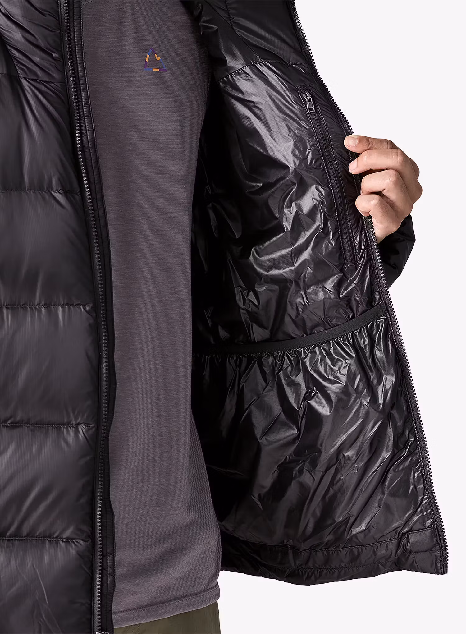Patagonia Fitz Roy Down Jacket Pehelykabát - black