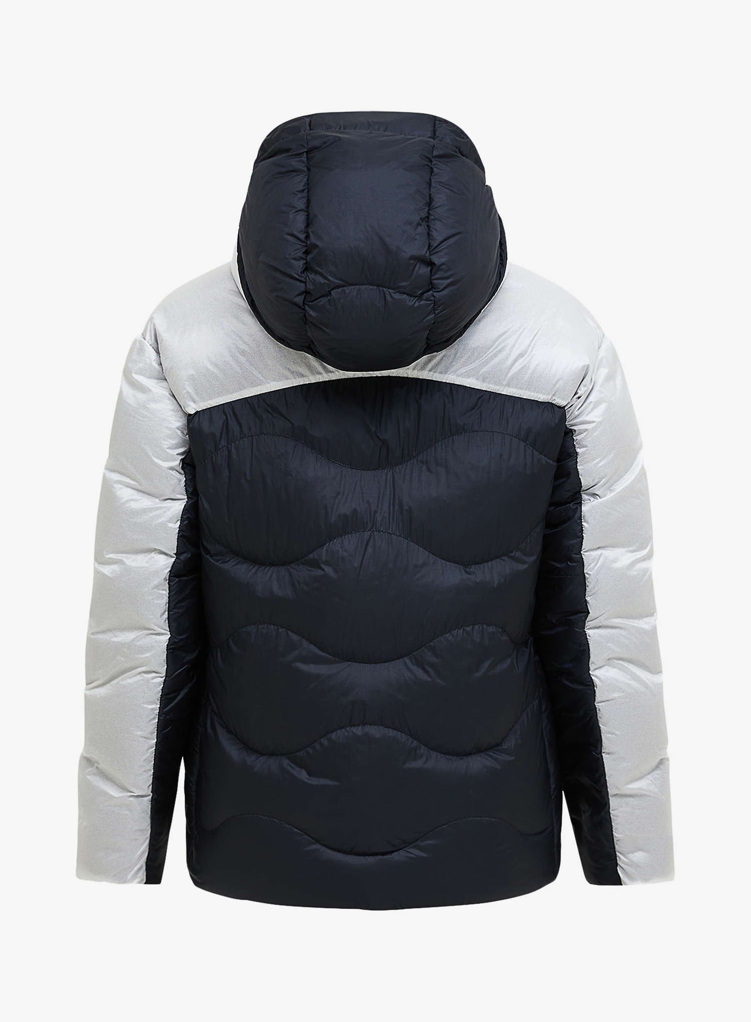 Peak Performance Helium Diamond Fuse Down Hood Pehelykabát - black/antarctica