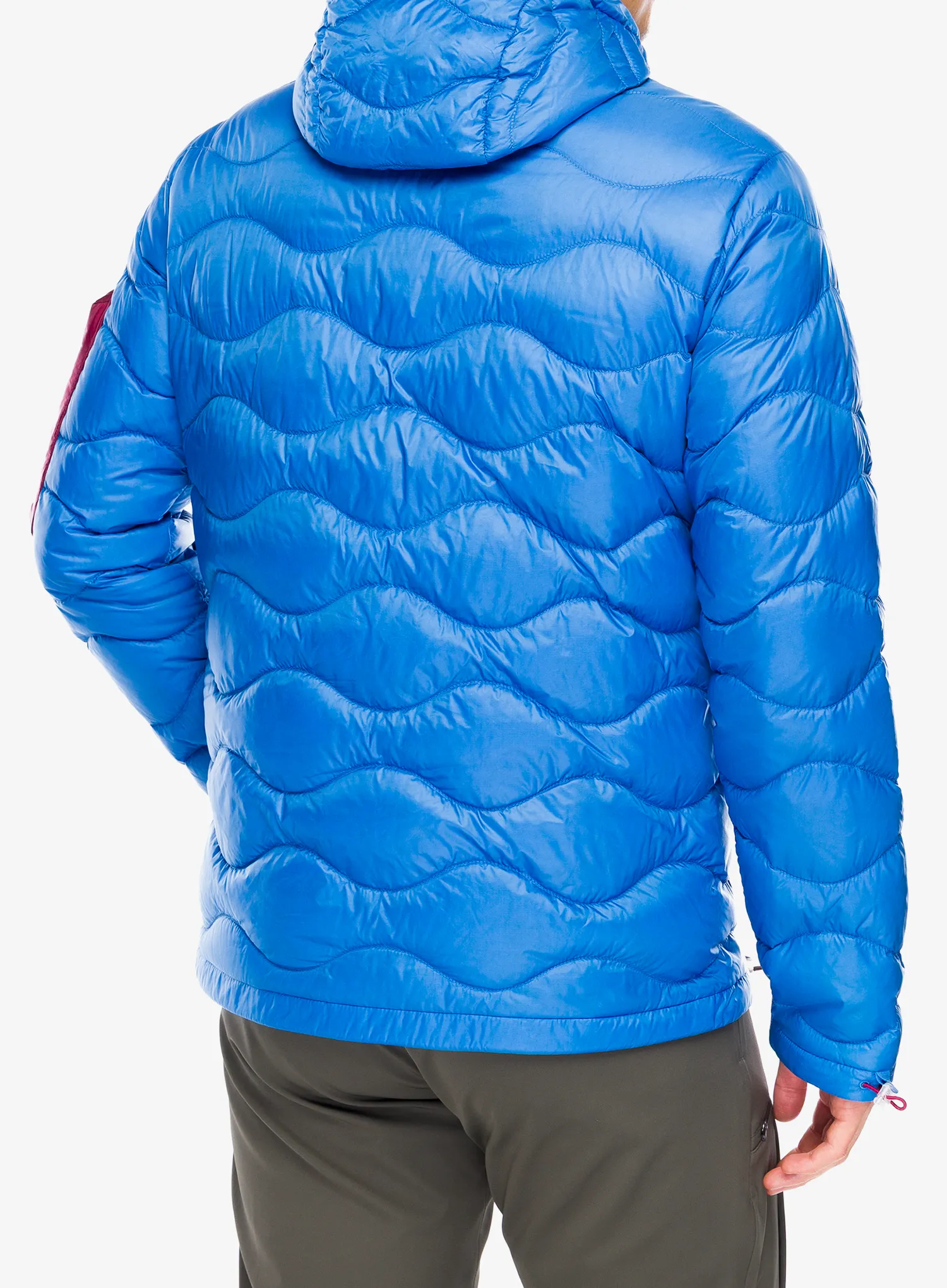 Peak Performance Helium Utility Down Hood Jacket Pehelykabát - azure ascent/mountain mist