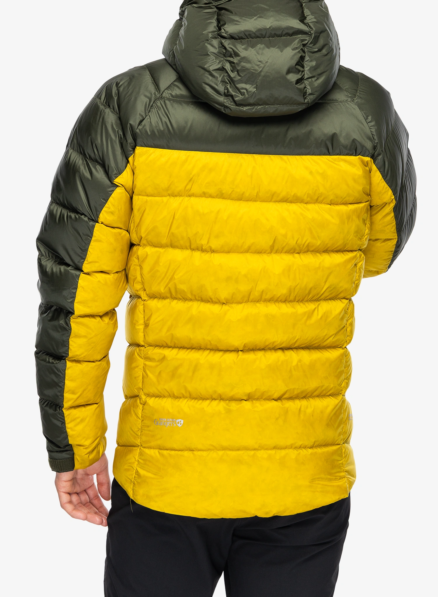 Rab Glaceon Pro Jacket Pehelykabát - army/dark pollen
