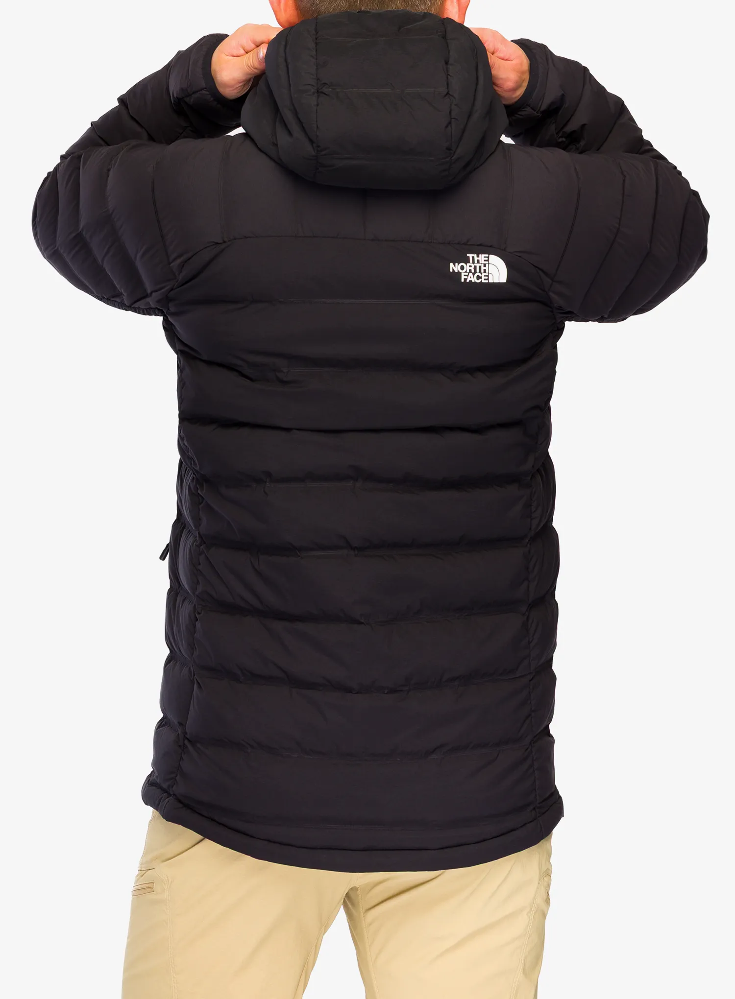 The North Face Abseil Stretch Down Hoodie Pehelykabát - tnf black