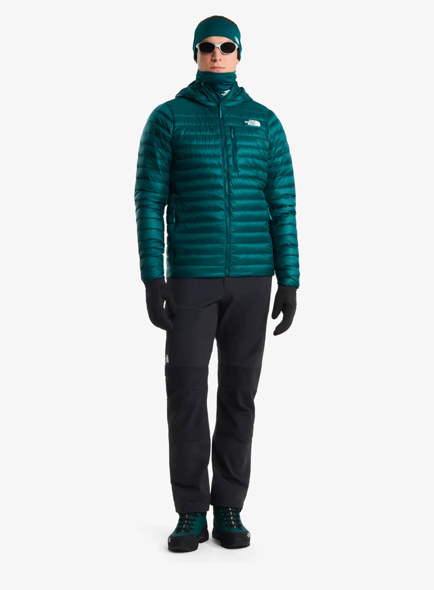 The North Face Bettaforca LT Down Hoodie Pehelykabát - pacific teal/restorative