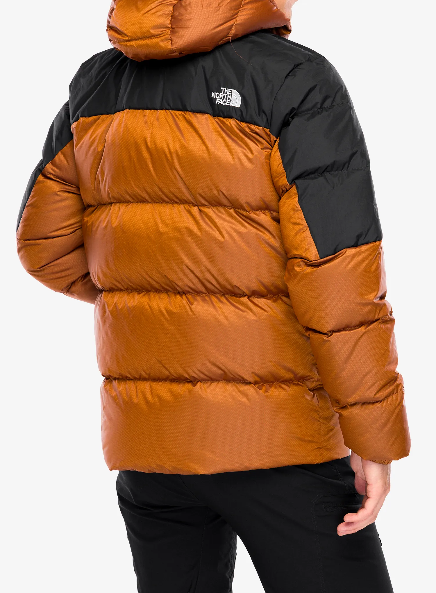 The North Face Diablo Down 2.0 Hoodie Pehelykabát - mushroom ember black heather