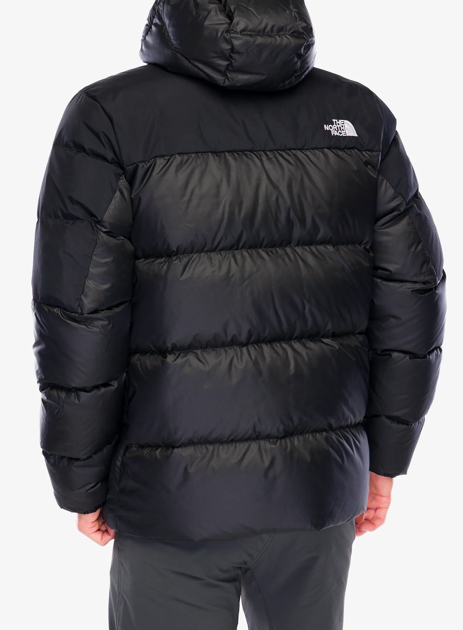 The North Face Diablo Down 2.0 Hoodie Pehelykabát - tnf black heather/tnf black