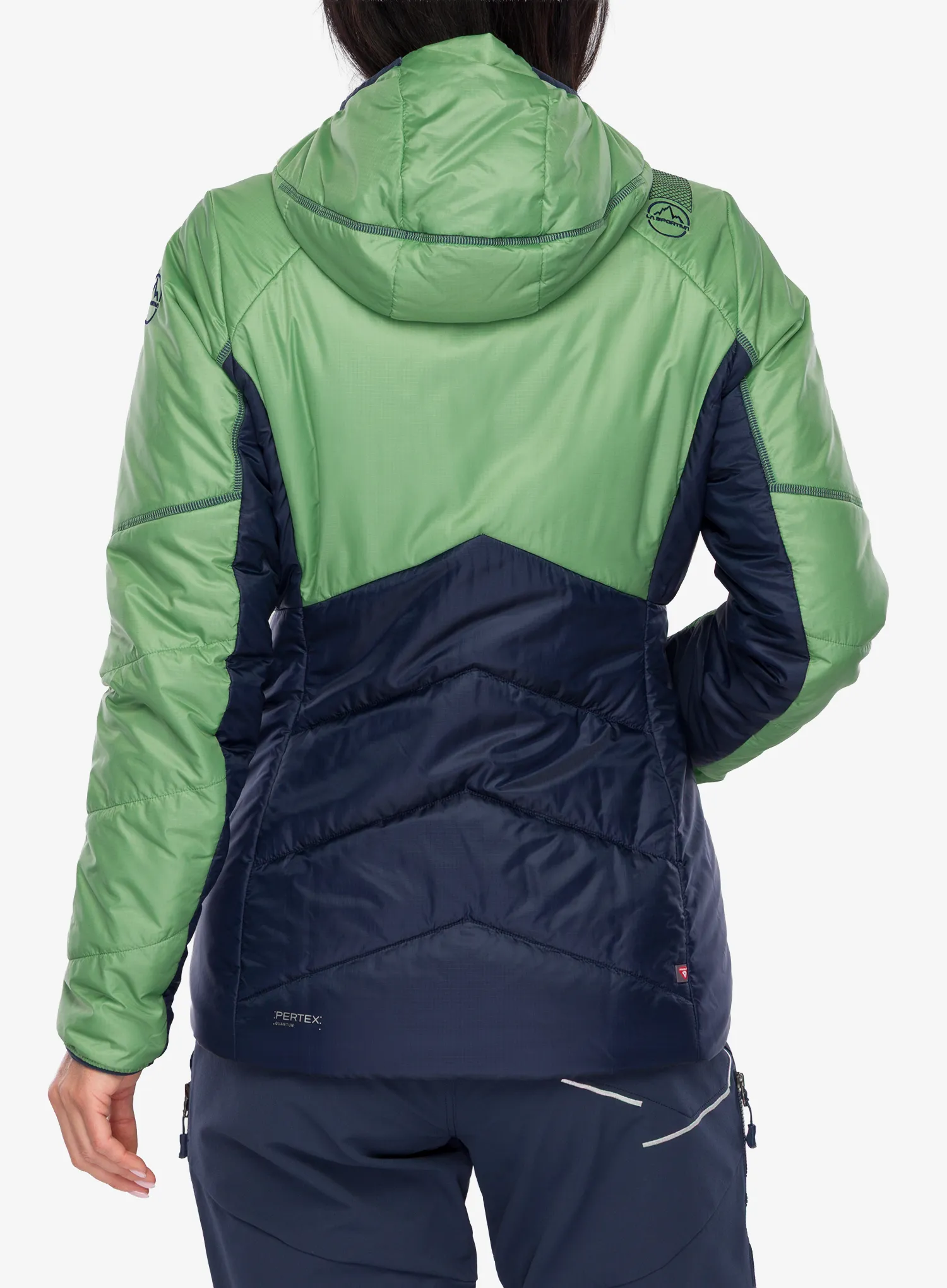 La Sportiva Mythic Primaloft Jacket Női bélelt kabát - aspen green/night sky