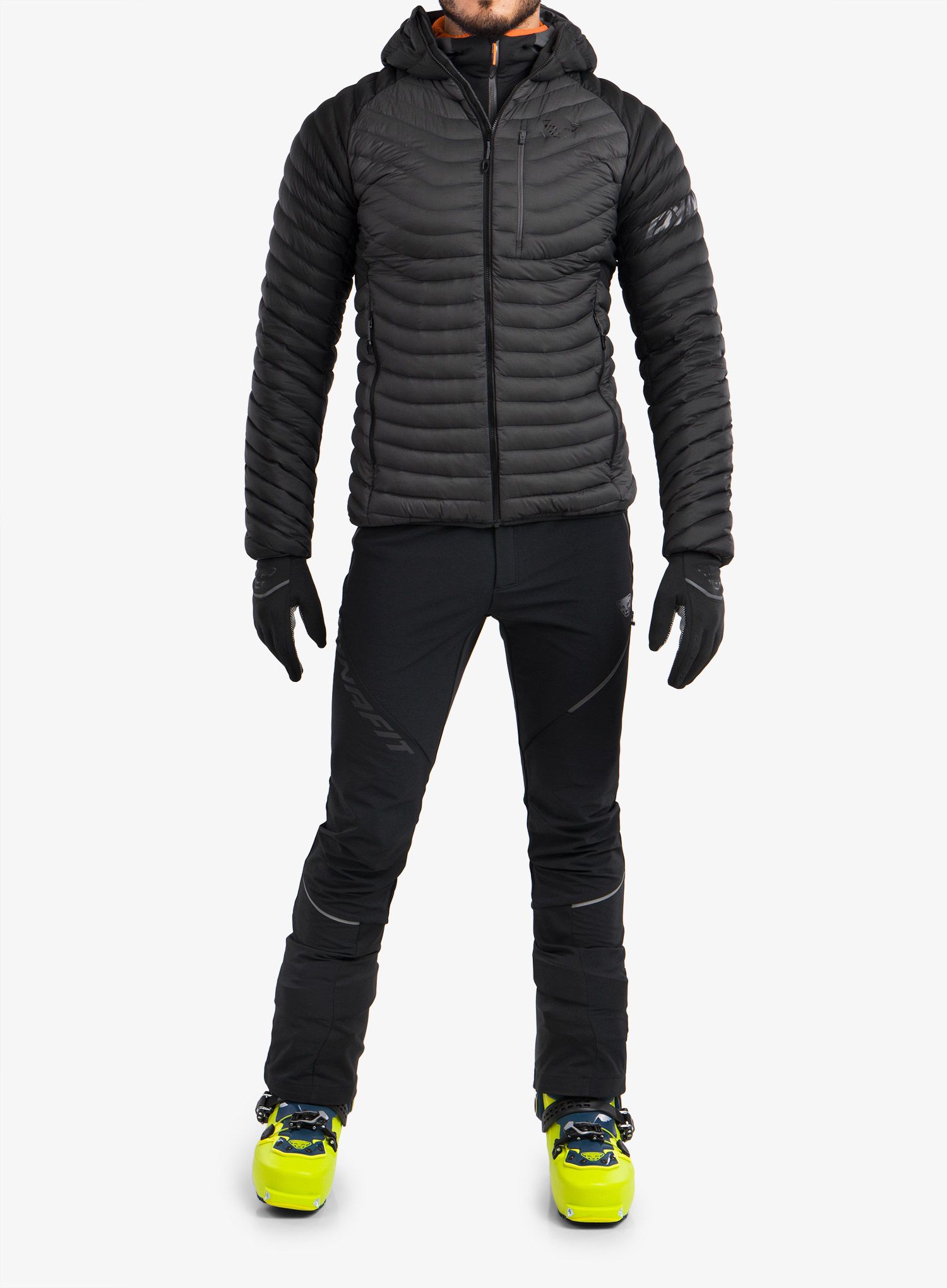 Dynafit Radical Down Hooded Jacket Férfi Túrasídzseki - black out
