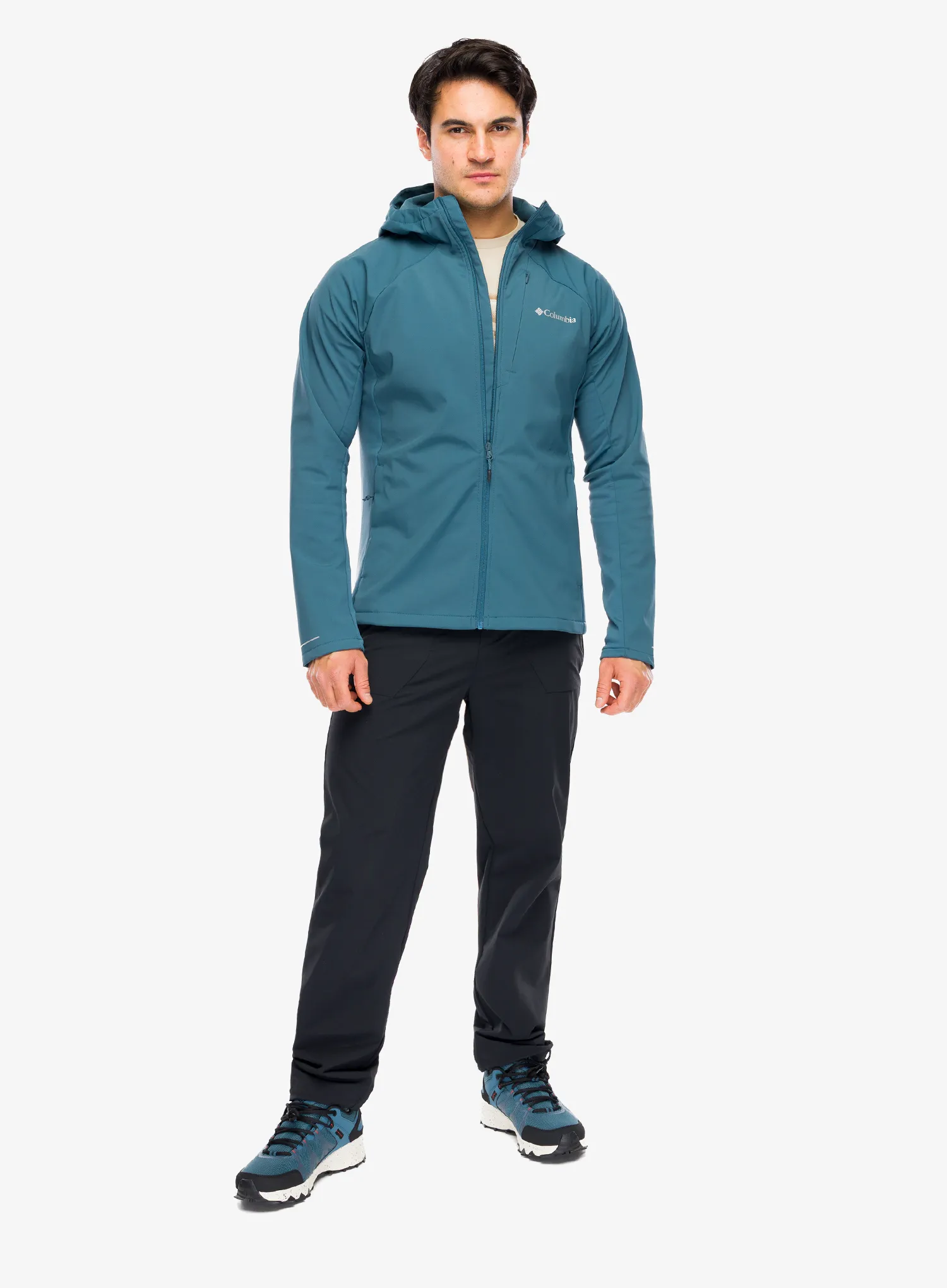 Columbia Trailborne Softshell Softshell kabát - everblue