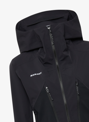 Mammut Aenergy Pro SO Hybrid Hooded Jacket Női softshell-kabát - black