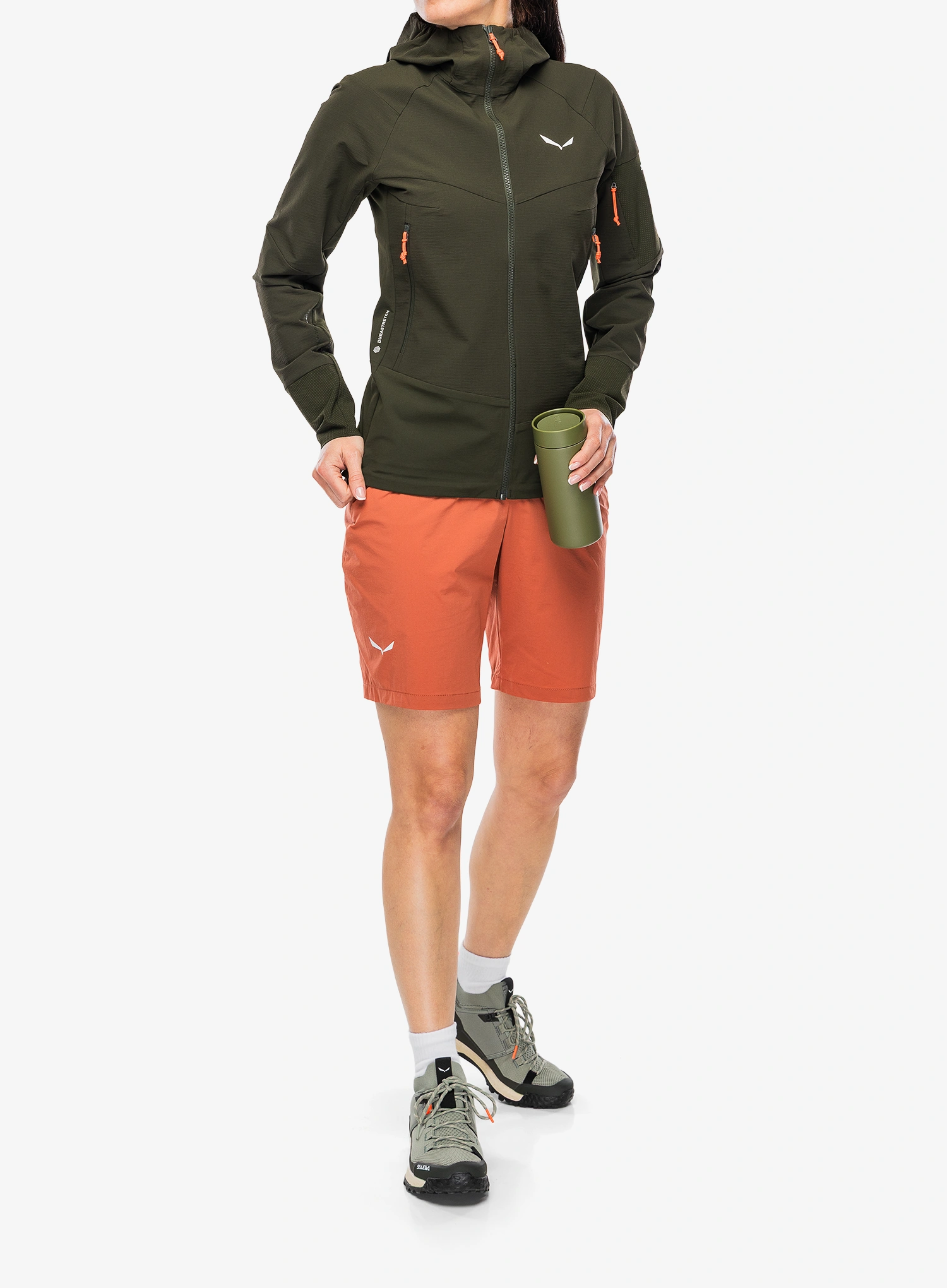 Salewa Agner Dst Jacket Női softshell-kabát - dark olive