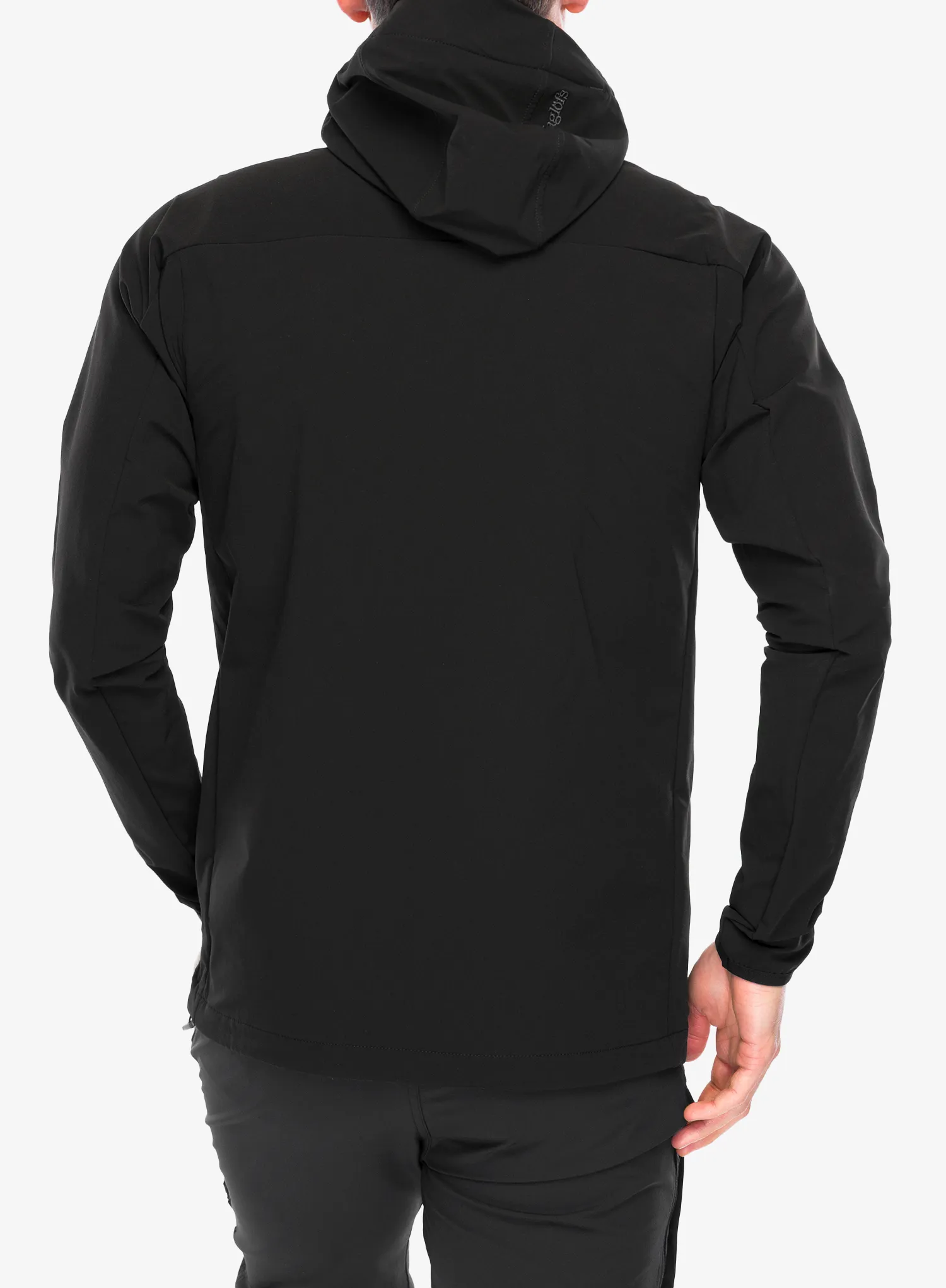 Haglofs Rosson Softshell Hood Softshell kabát - true black