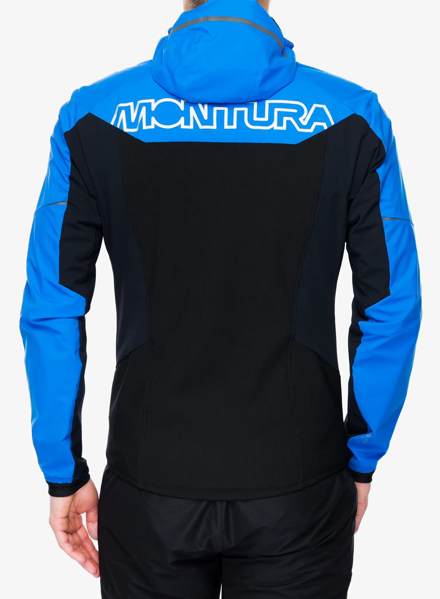 Montura Air Action Hybrid Jacket Softshell kabát - celeste/black