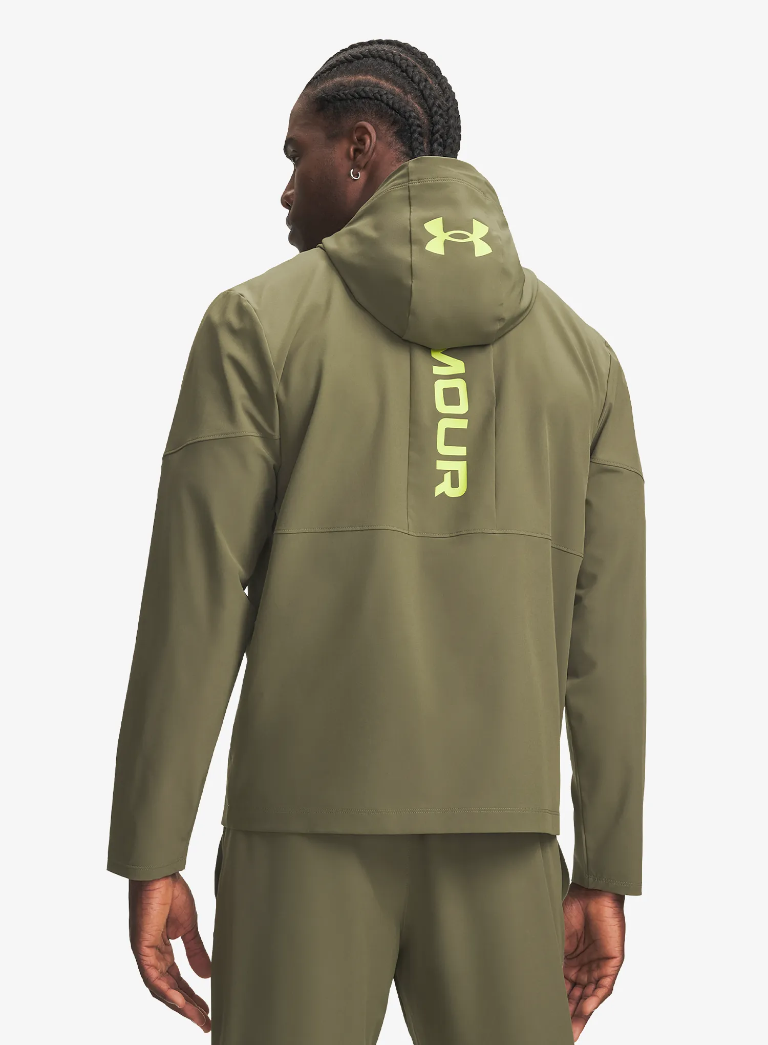 Under Armour Tech Utility Woven Jacket Dzseki - marine od green/green citrine