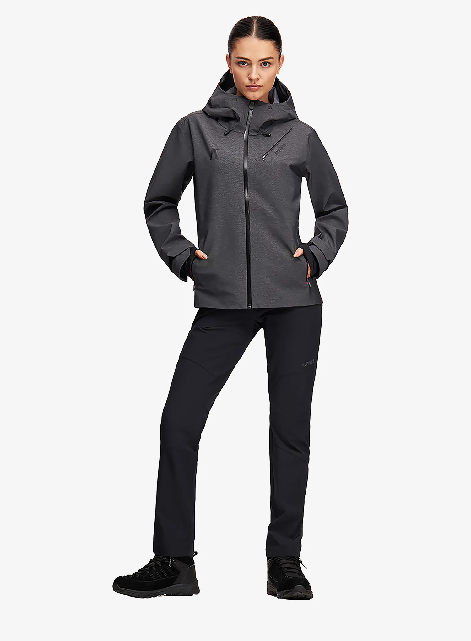 Alpinus Gingera Pro Női esőkabát - black
