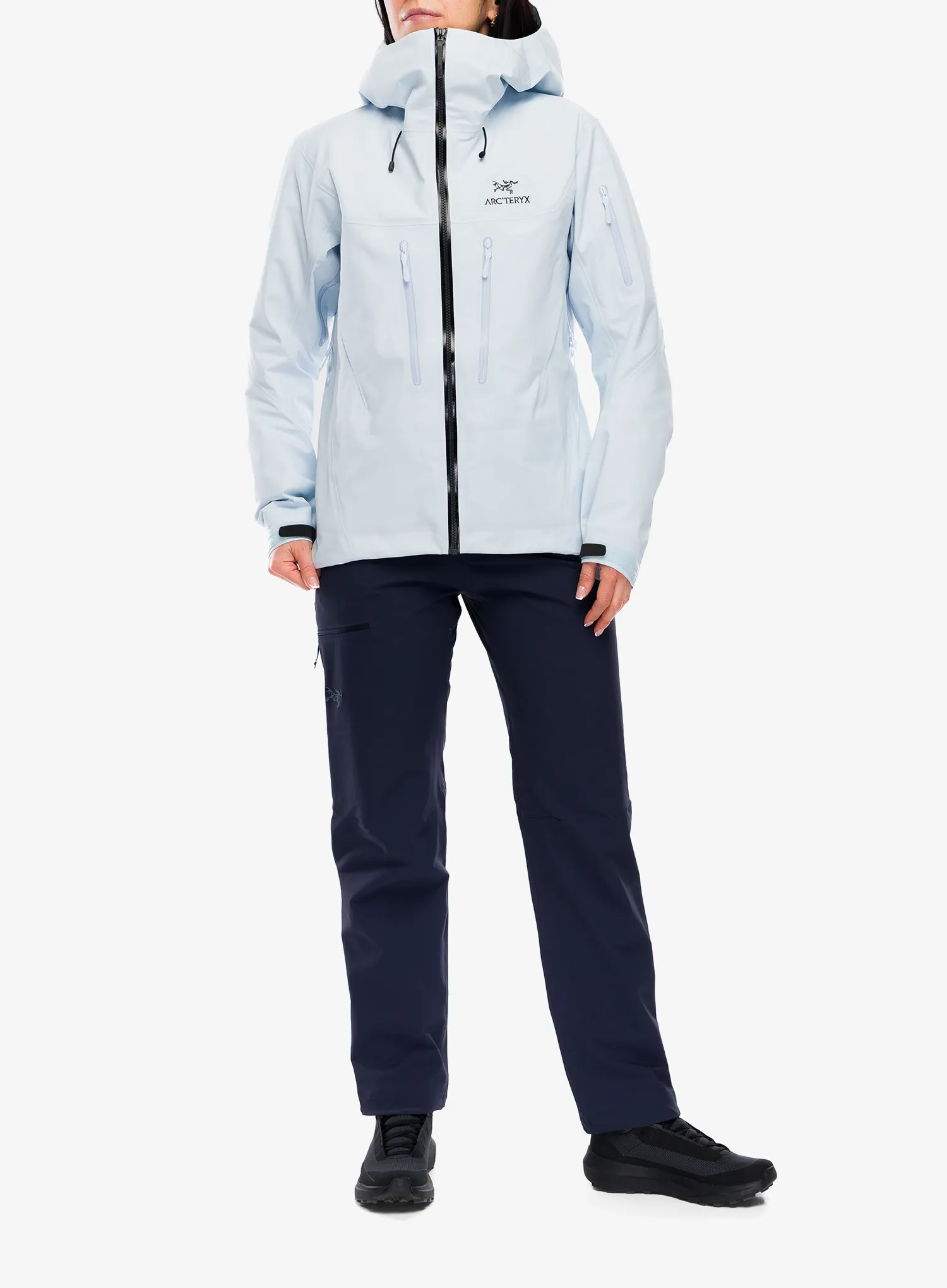 Arcteryx Alpha SV Jacket Női esőkabát - alpine blue/black