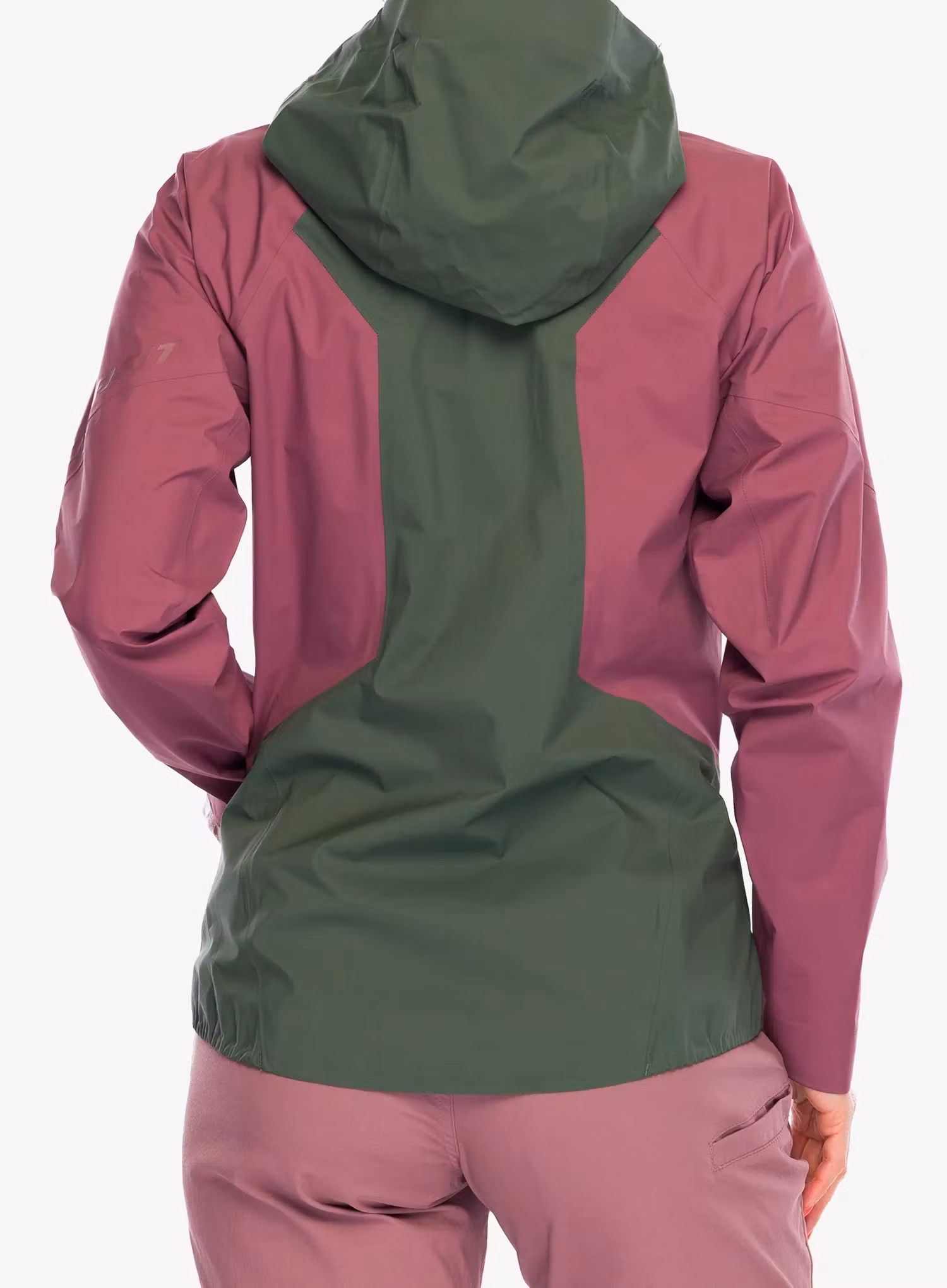 Dynafit Transalper 3L Jacket Női esőkabát - dark rose/thyme