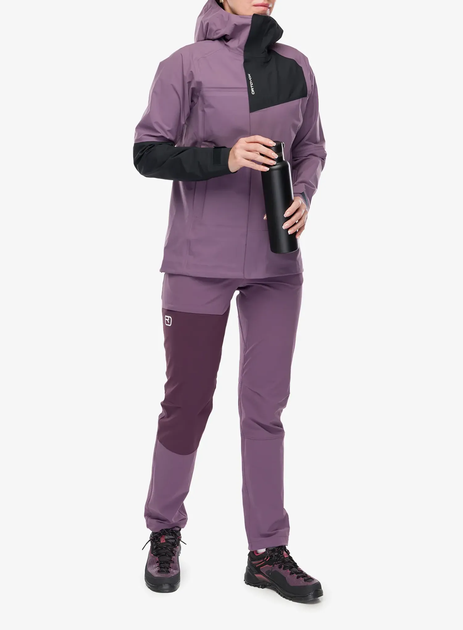 Ortovox Seceda 3L Jacket Női esőkabát - wild berry