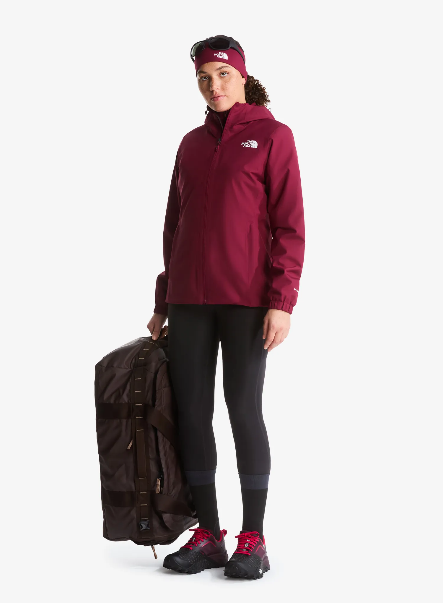 The North Face Quest Mono Jacket Női esőkabát - burgundy crush