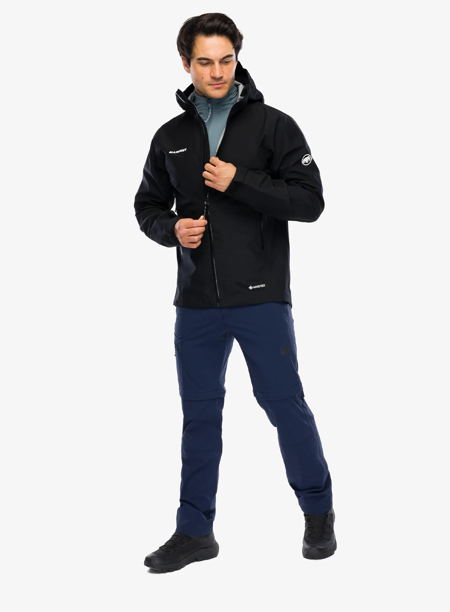 Mammut Crater Light HS Hooded Jacket Esőkabát - black
