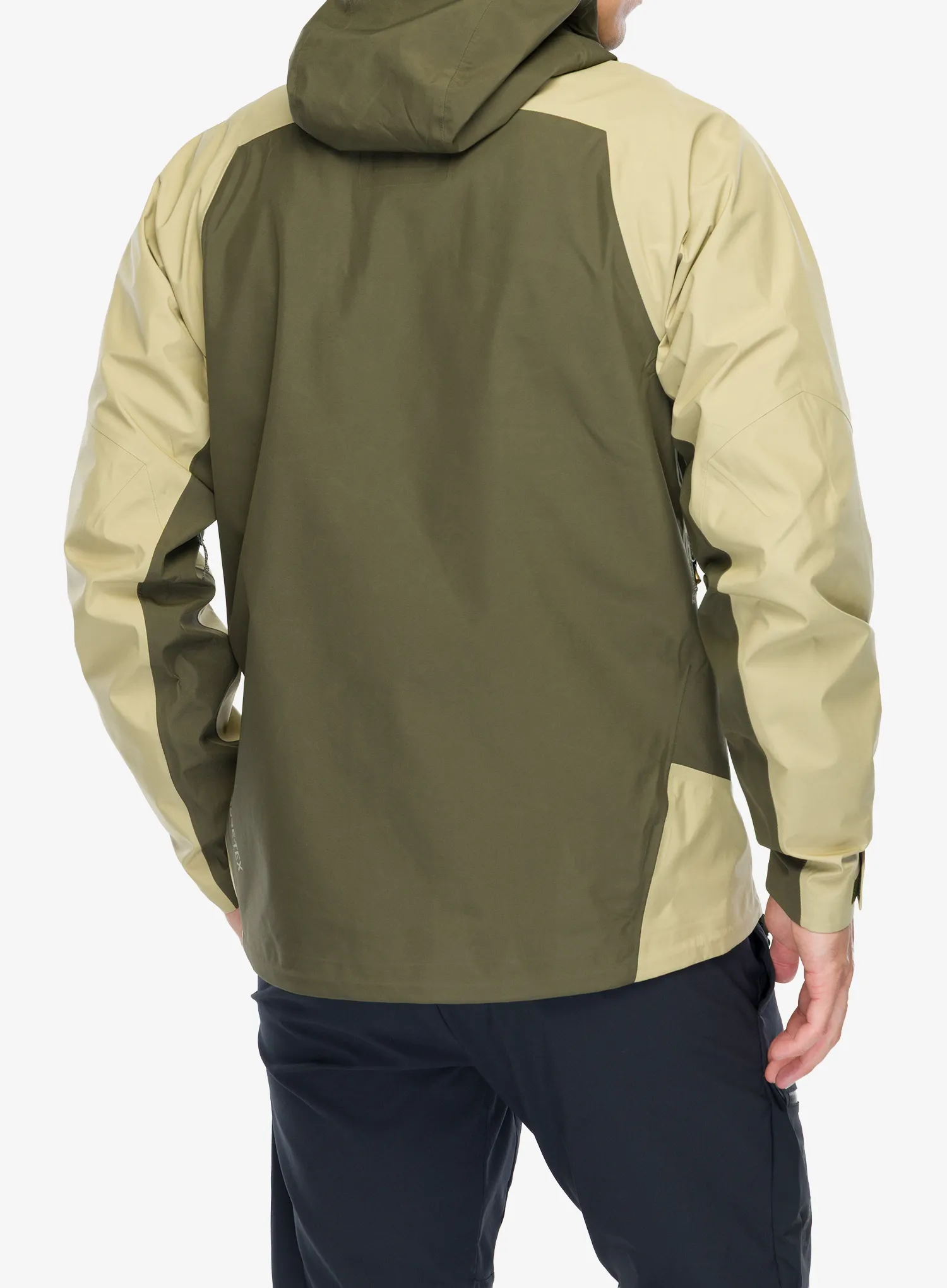 Salomon Outline 3L GTX Shell Esőkabát - grape leaf/gray green