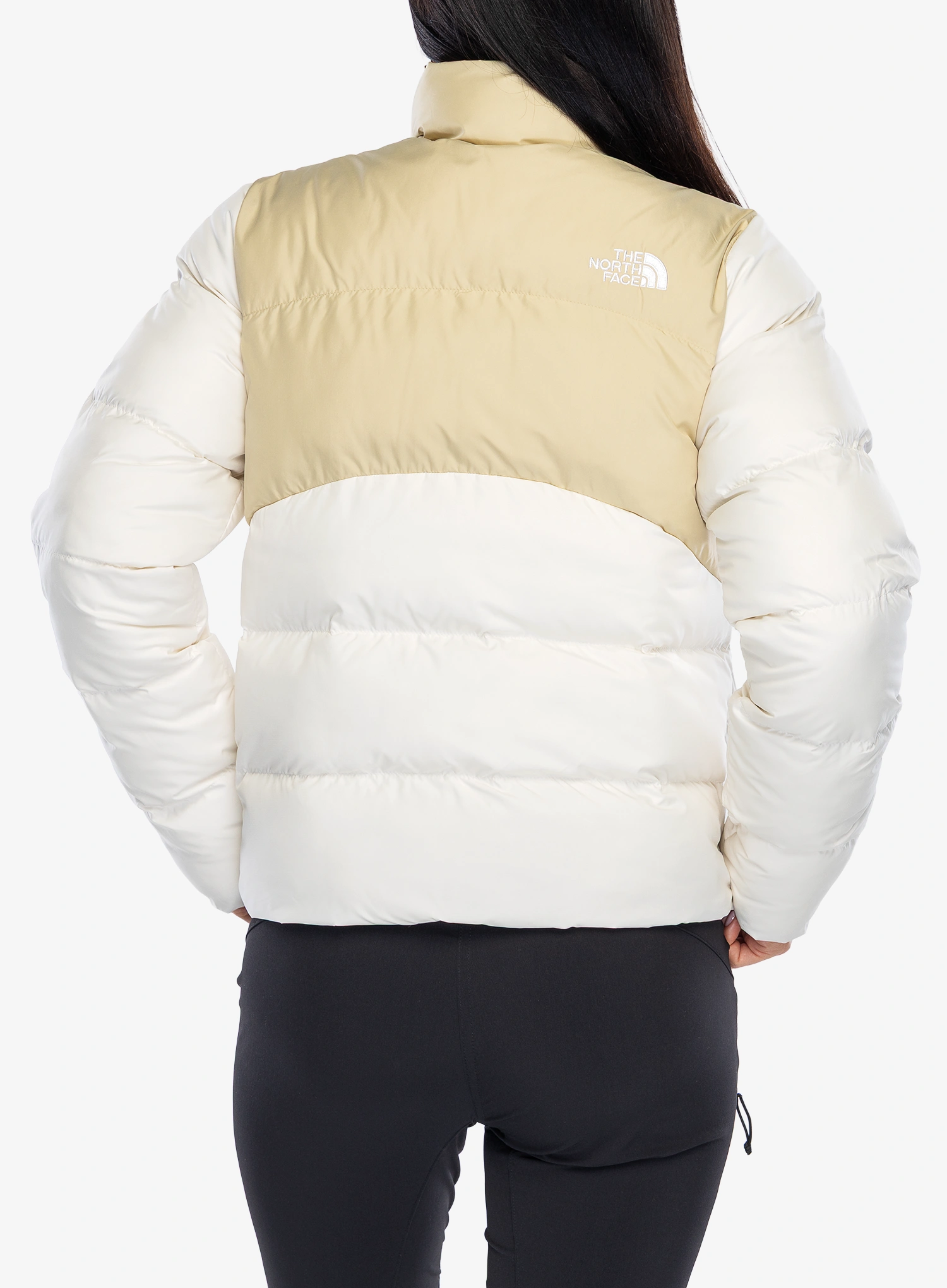 The North Face Saikuru Jacket Női télikabát - gravel/white dune