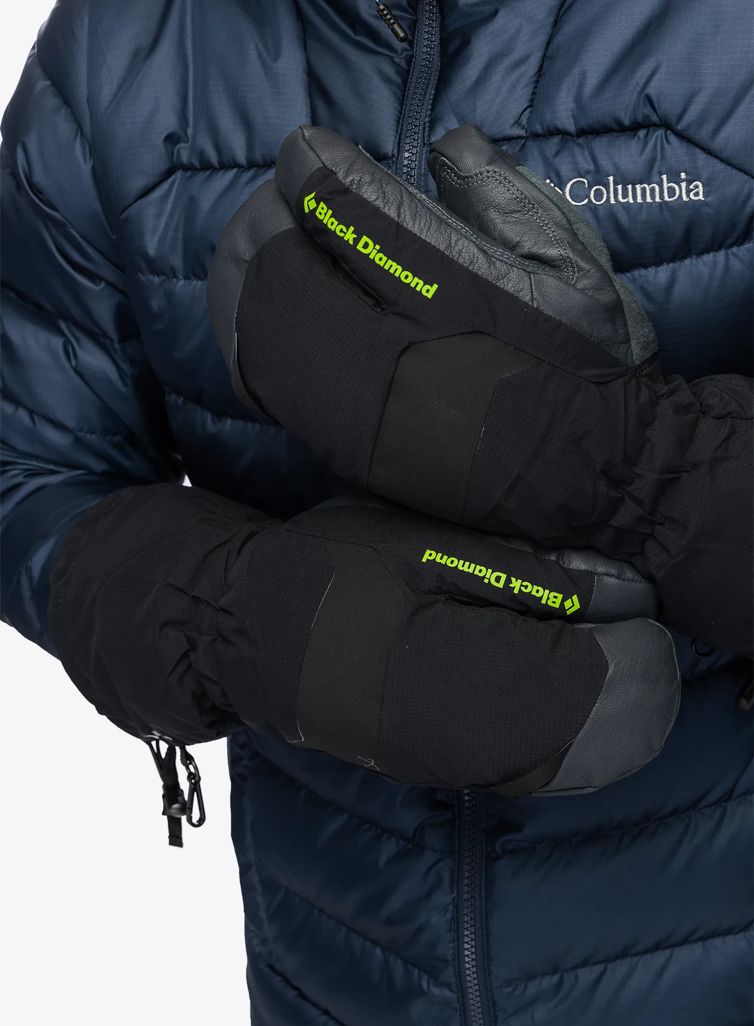 Black Diamond Alpine 3-Finger Mitts Egyujjas kesztyű - black/carbon