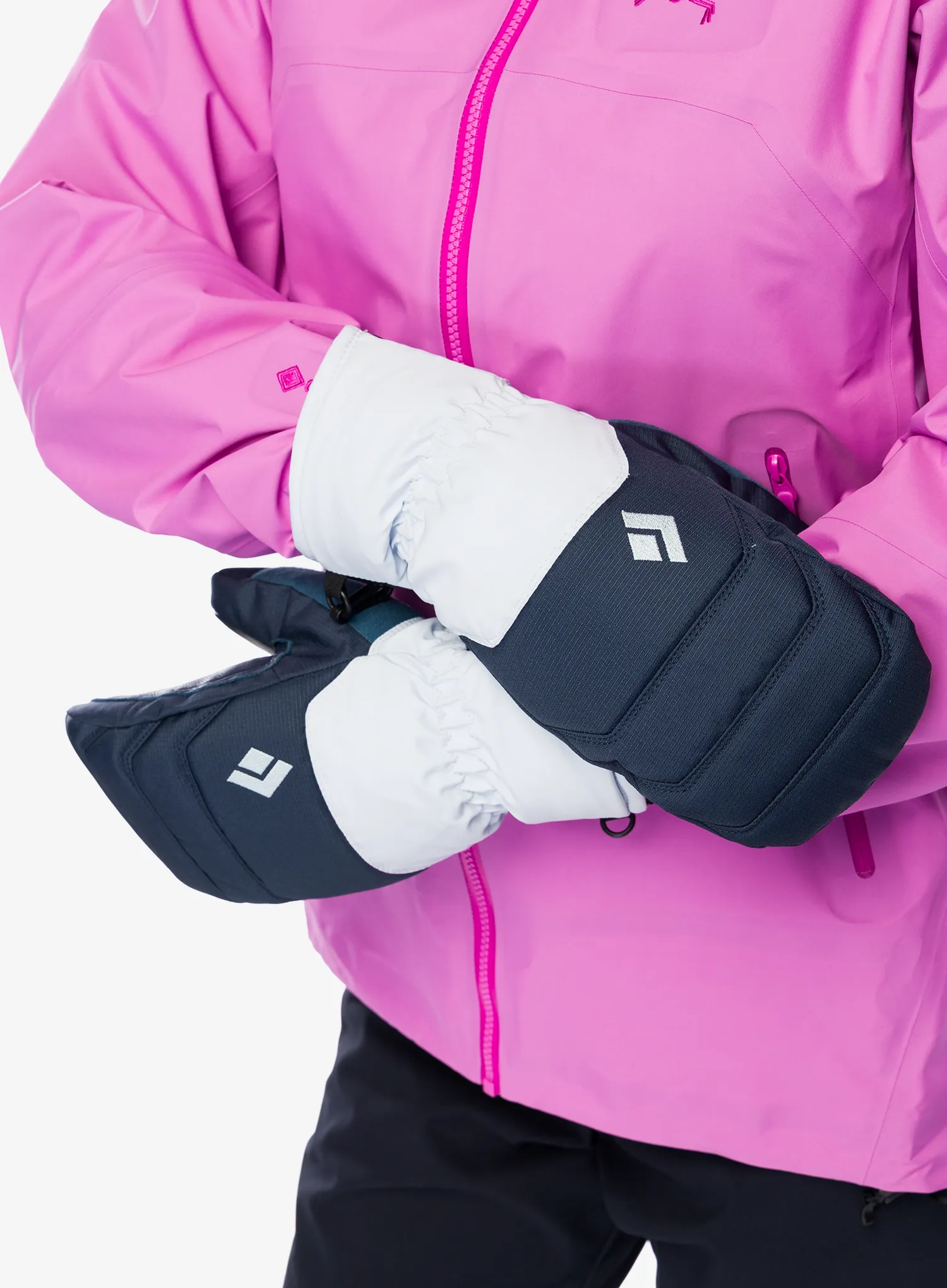 Black Diamond Mission MX Mitts Egyujjas női kesztyű - charcoal/blue