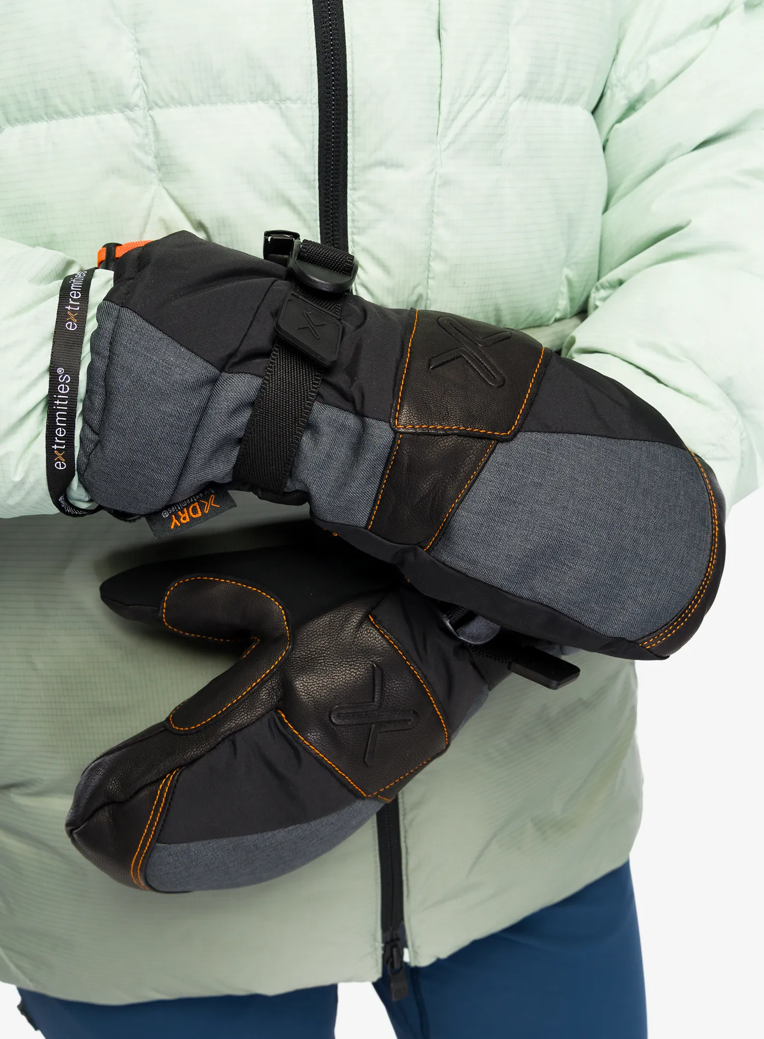 Extremities Meridian Mitt  Egyujjas kesztyű - black/grey