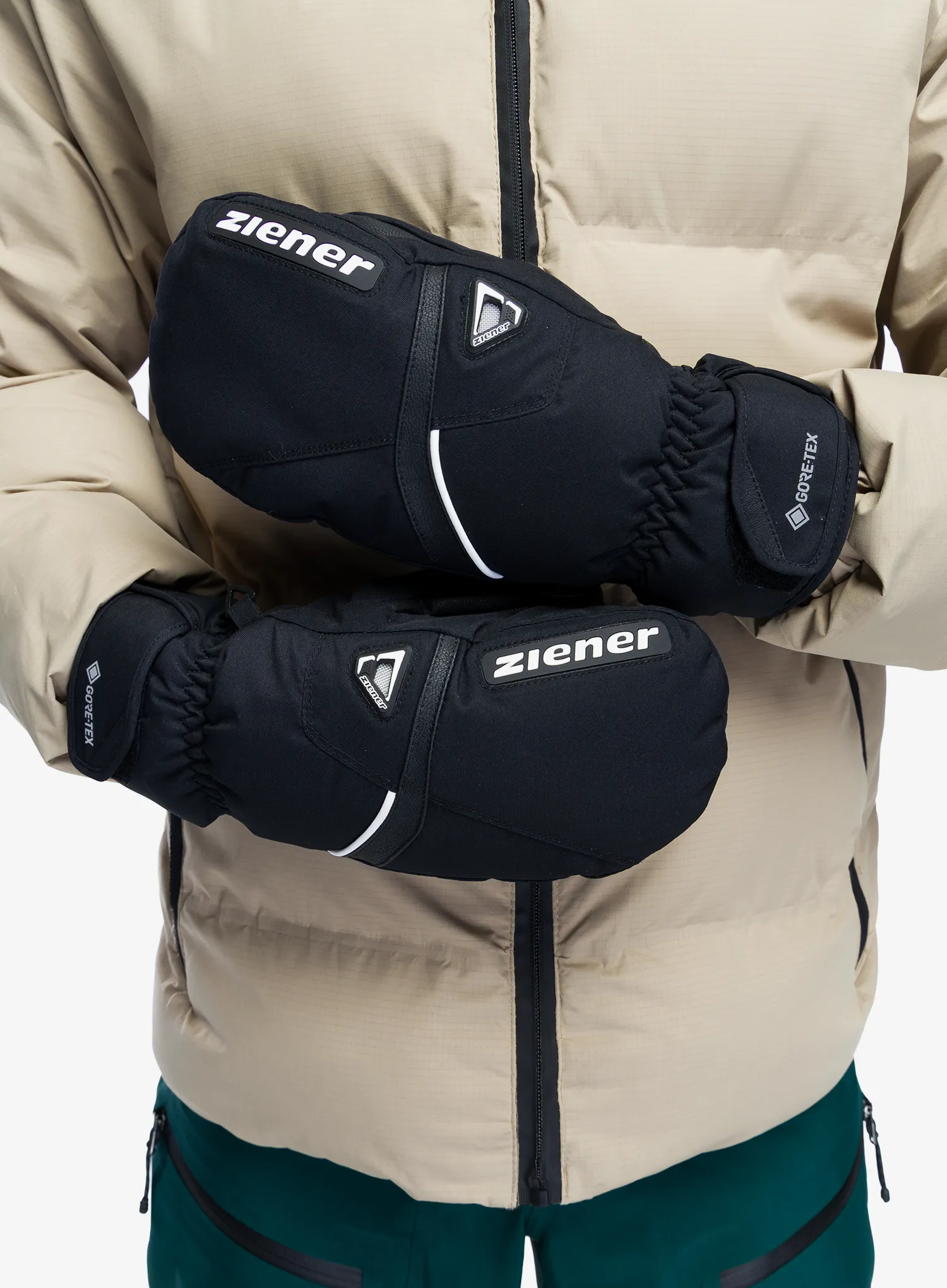 Ziener Galisor GTX + Gore Plus Warm Mitt Glove Egyujjas kesztyű - black