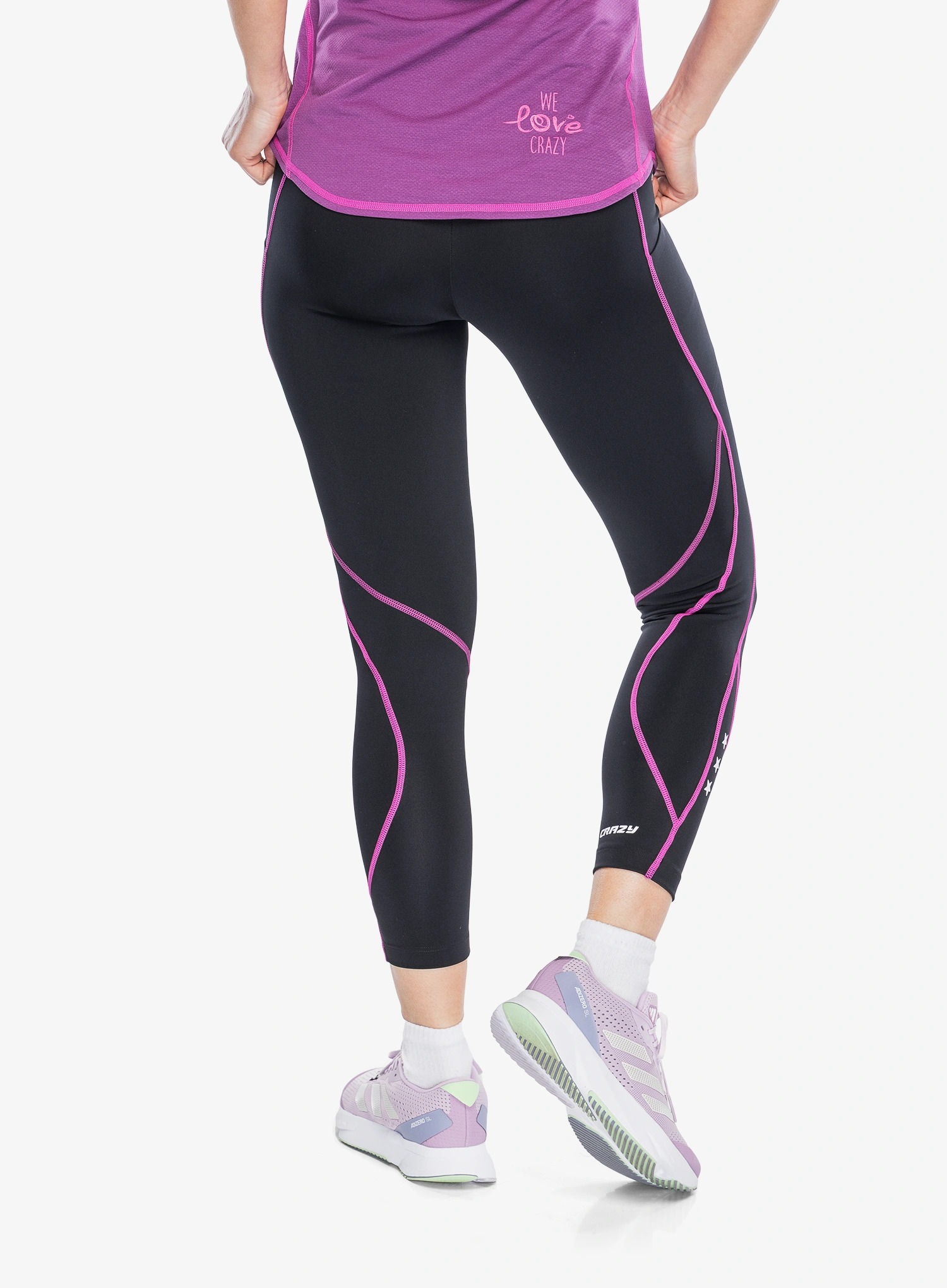 Crazy Leggings Cute Light Futónadrág női - pop