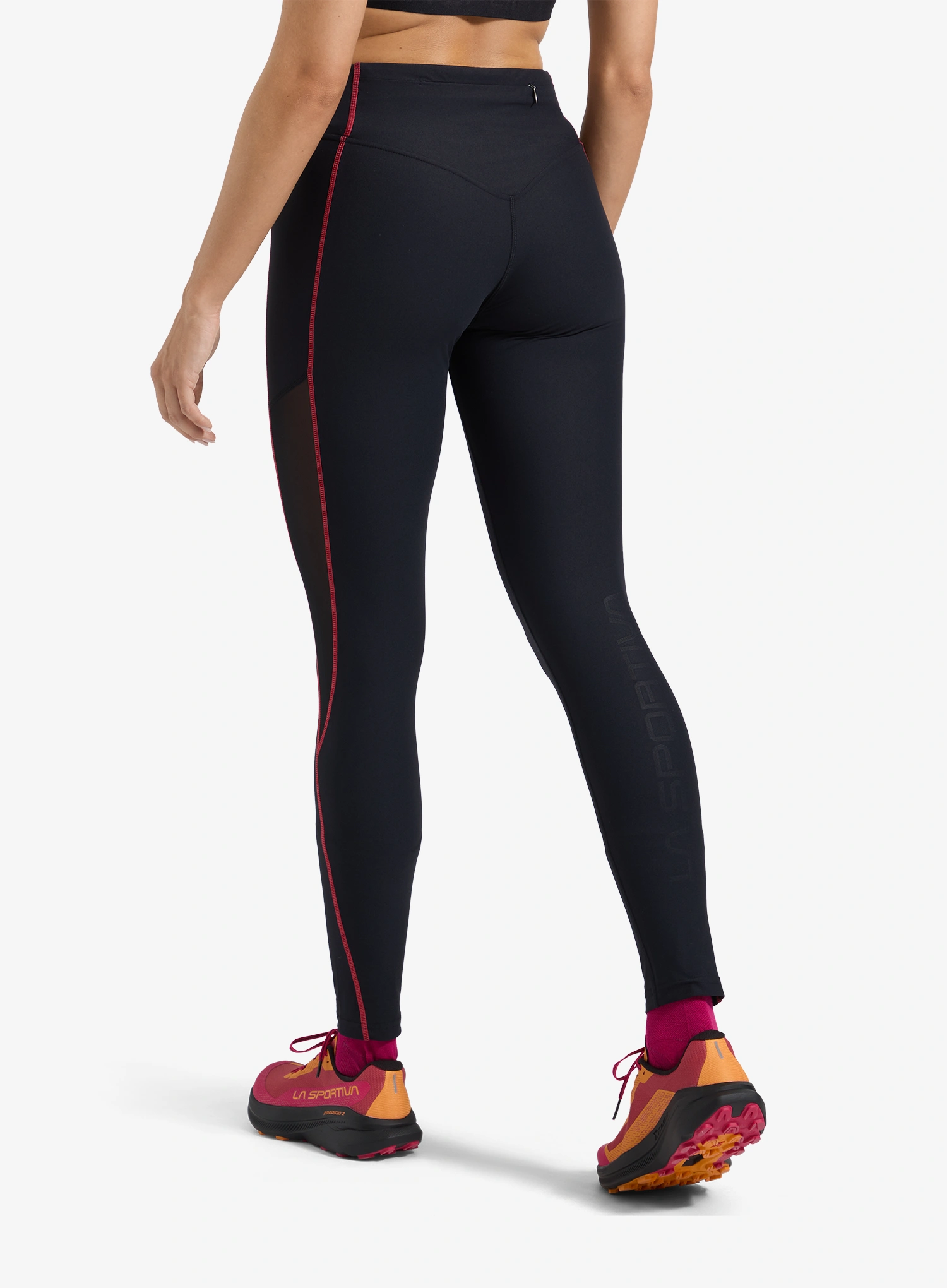 La Sportiva Triumph Tight Pant Futónadrág női - black/hibiscus