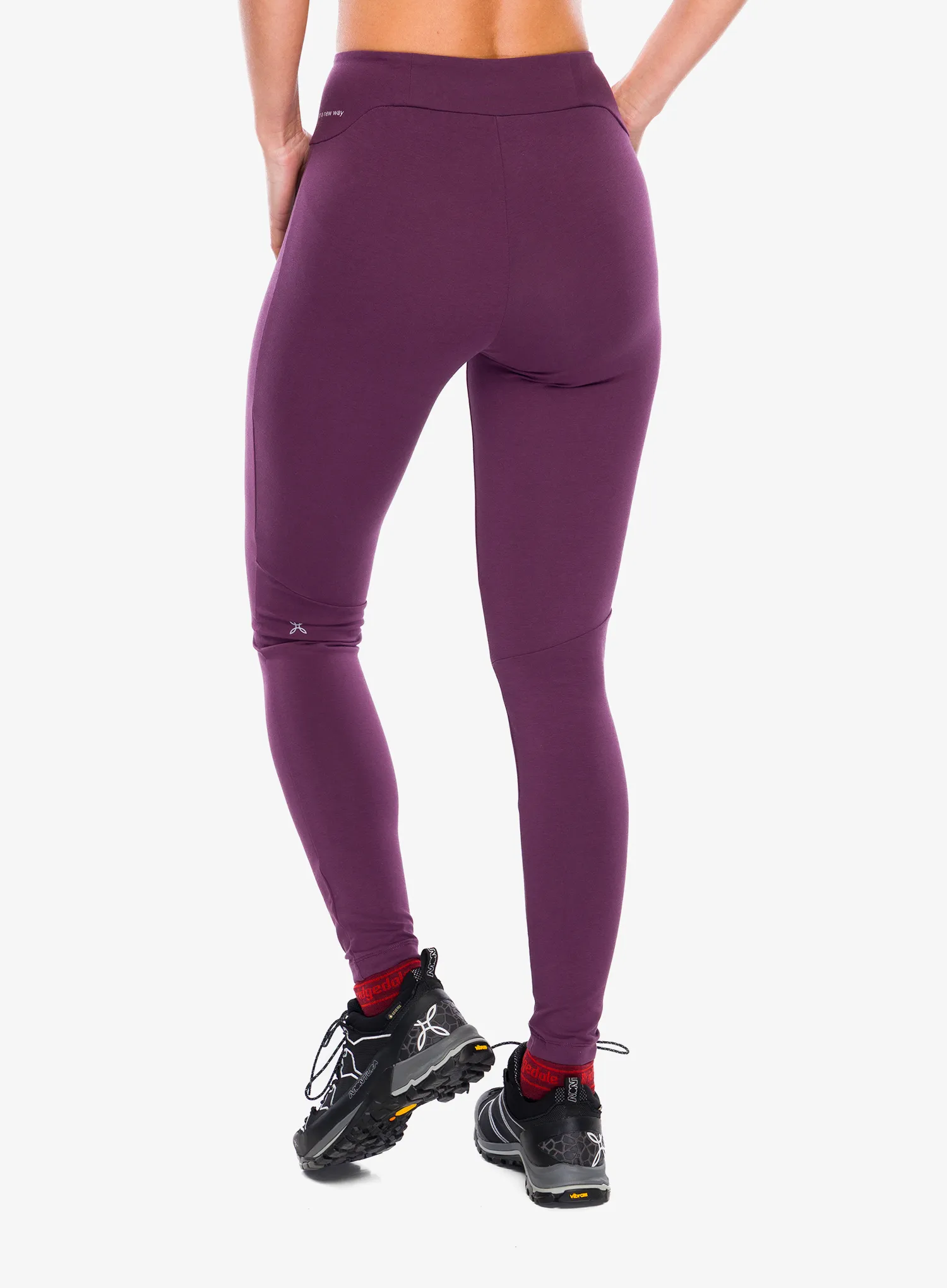 Montura Shiva Tights Női leggings - wine red