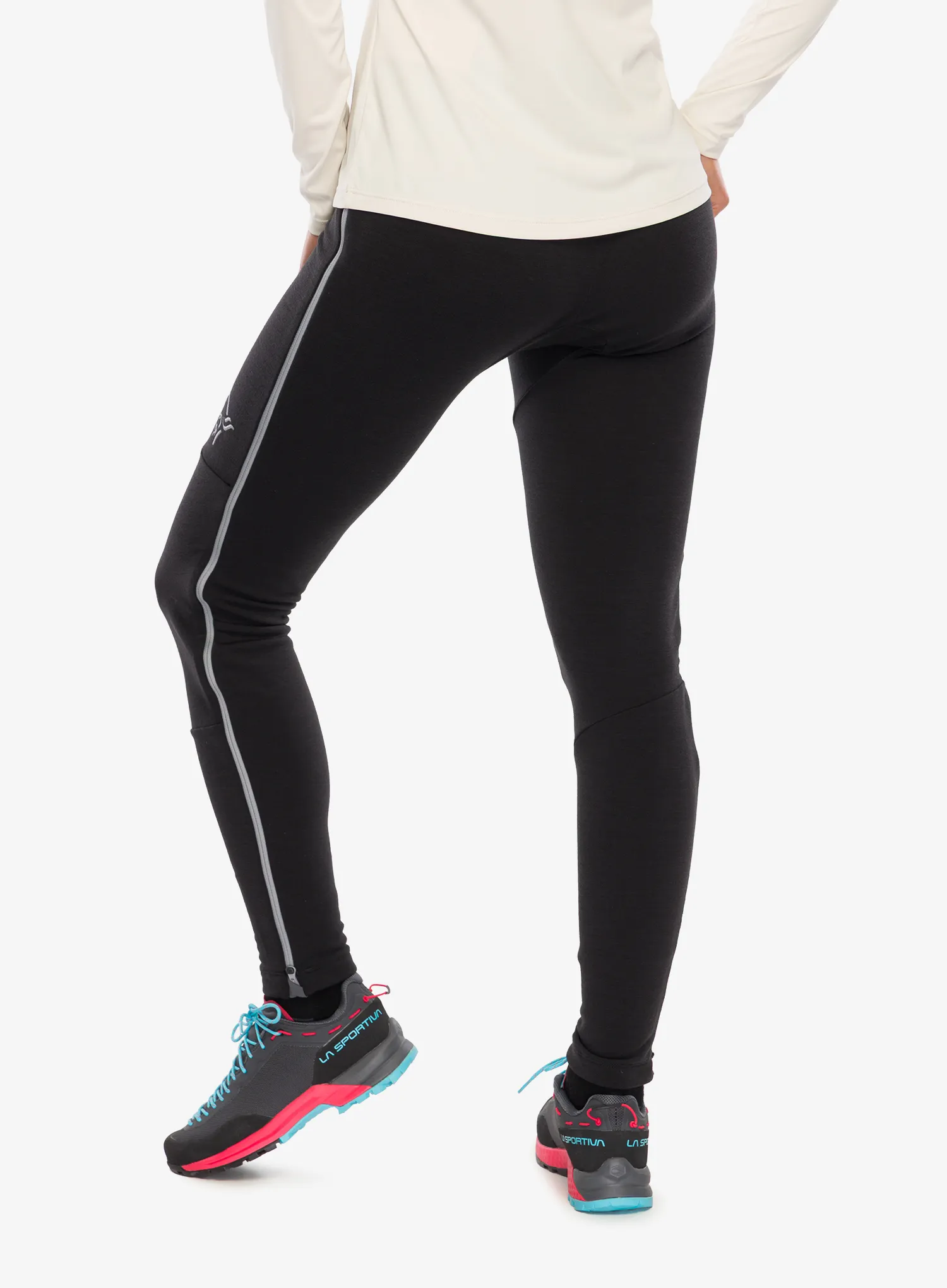 Norrona Trollveggen Warmwool2 Stretch Tights Női Leggings - caviar